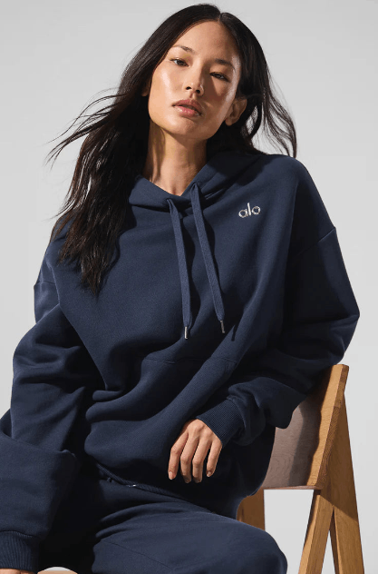 Alo ALO 'Accolade' Navy Pullover Hoodie Size US M / EU 48-50 / 2 - 1 Preview