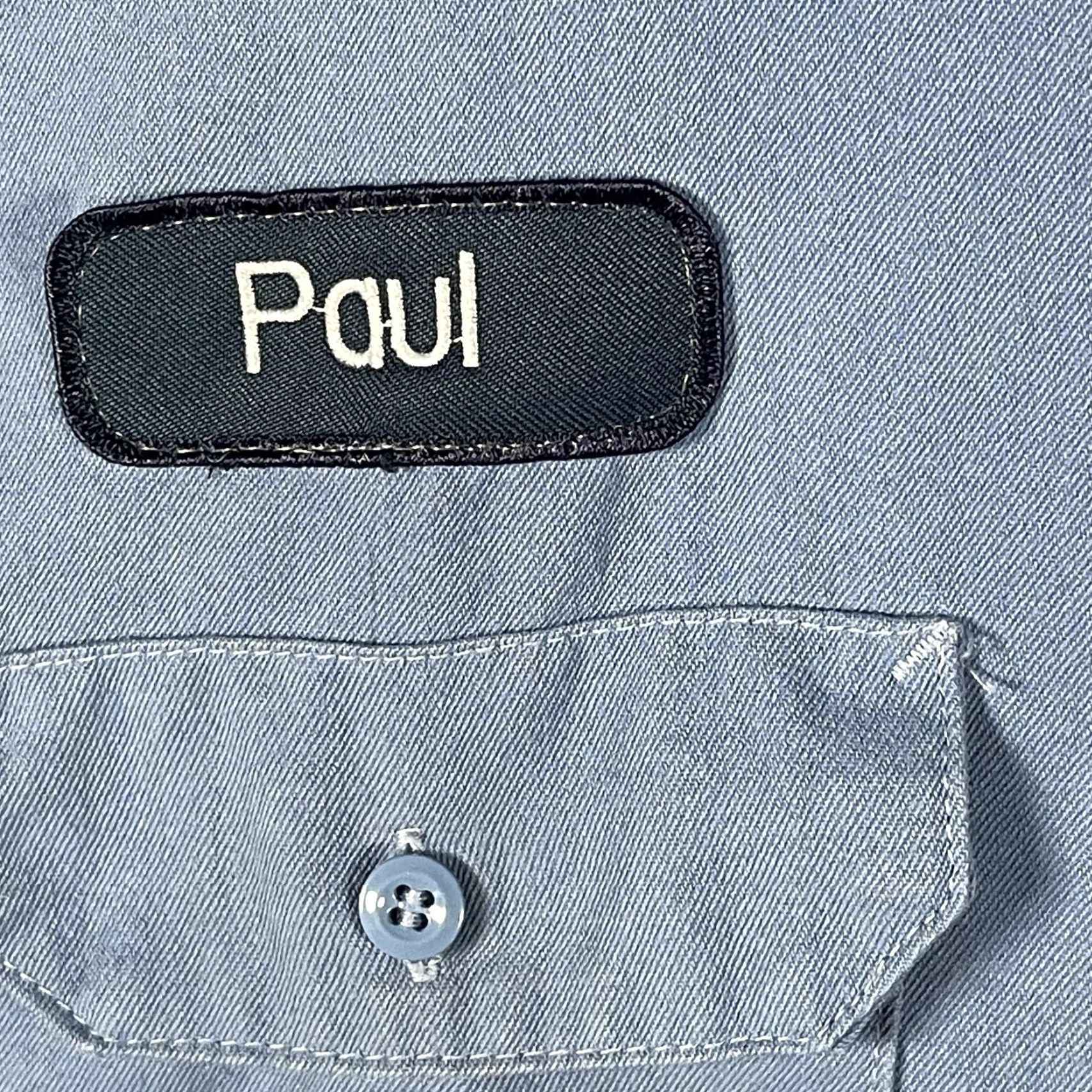 Vintage Bulwark FR Work Shirt Mens 3XL Long Sleeve Button-Down Light Blue Twill Size US XXL / EU 58 / 5 - 5 Thumbnail