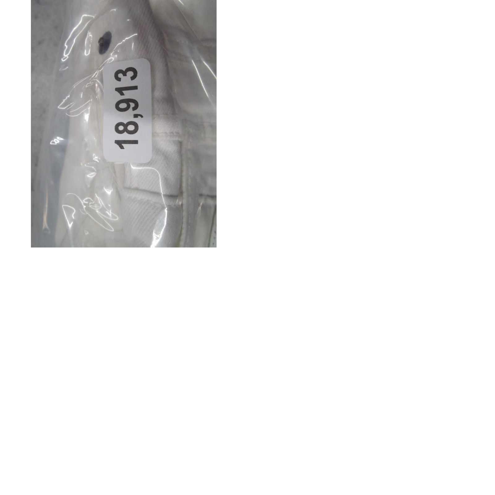 RE/DONE Re/Done Jeans Womens 28 White High Rise Ankle Crop Fray Stretch Denim 28x27 Size 28" / US 6 / IT 42 - 9 Thumbnail