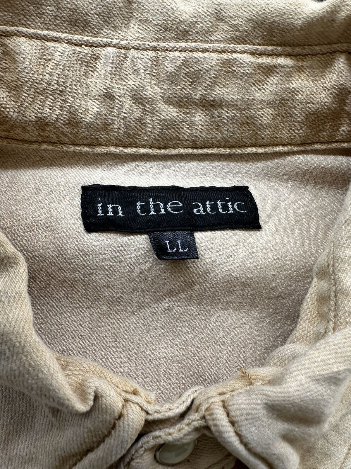 In The Attic 2010 - In The Attic snap button shirt Size US L / EU 52-54 / 3 - 7 Thumbnail