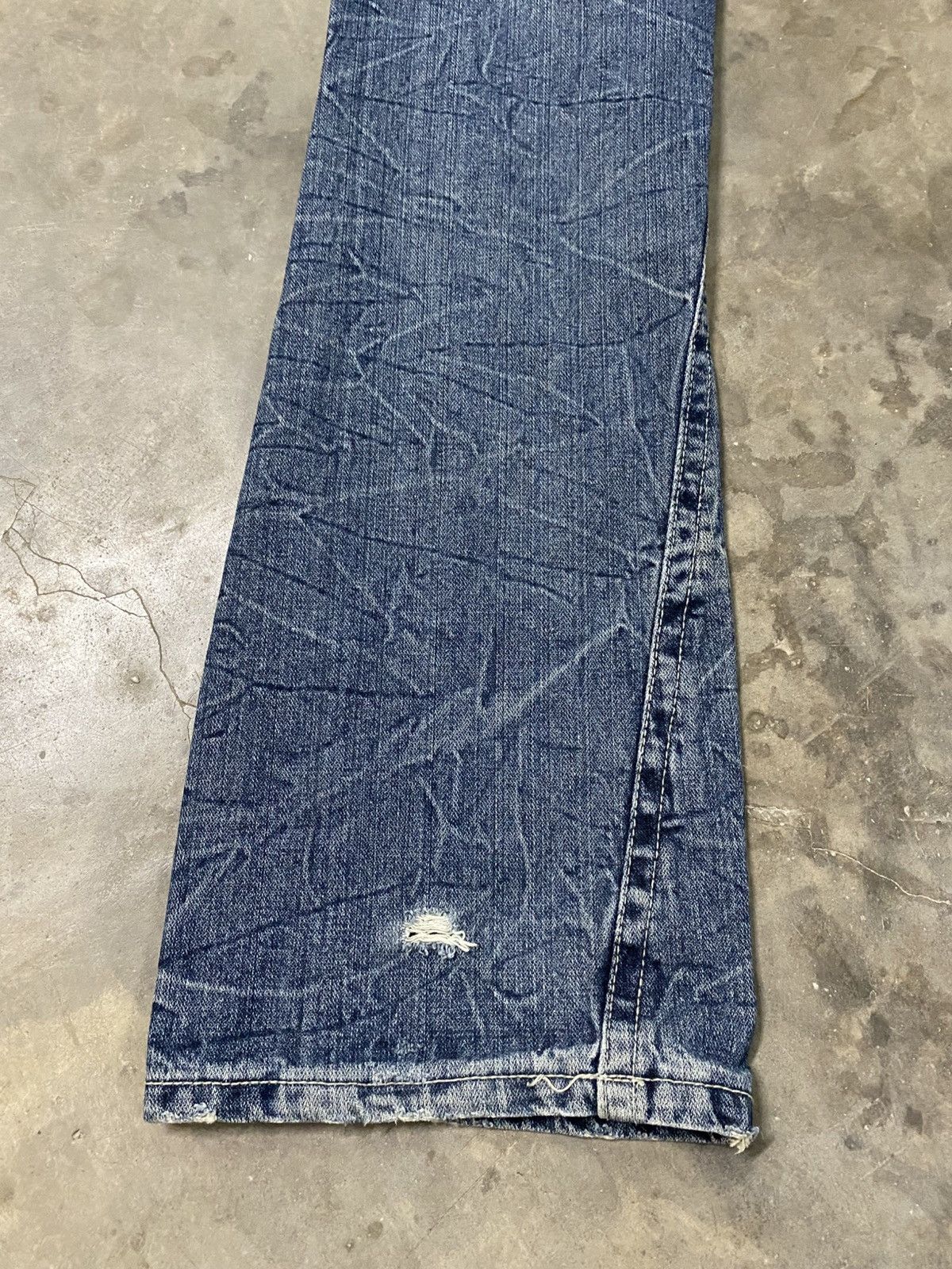 Hysteric Glamour × If Only Was True × Tornado Mart Flare Jeans Jungle Storm Claws Distressed act191 Size US 30 / EU 46 - 5 Thumbnail