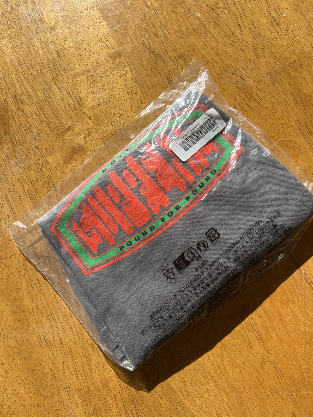 Supreme Supreme Pound Tee Charcoal M Size US M / EU 48-50 / 2 - 6 Thumbnail