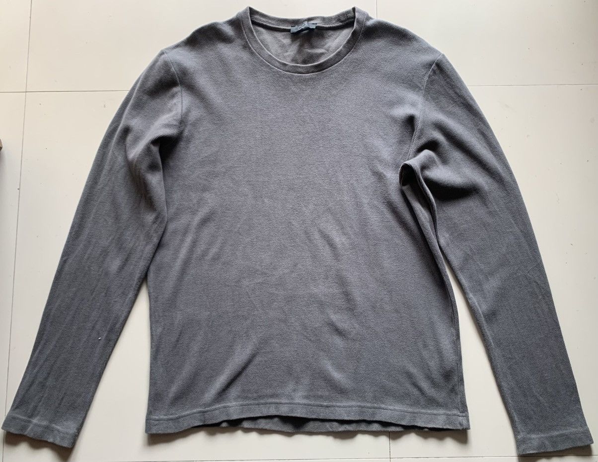 Cos COS Grey Waffle Knit Long Sleeve Sweater Size US L / EU 52-54 / 3 - 1 Thumbnail