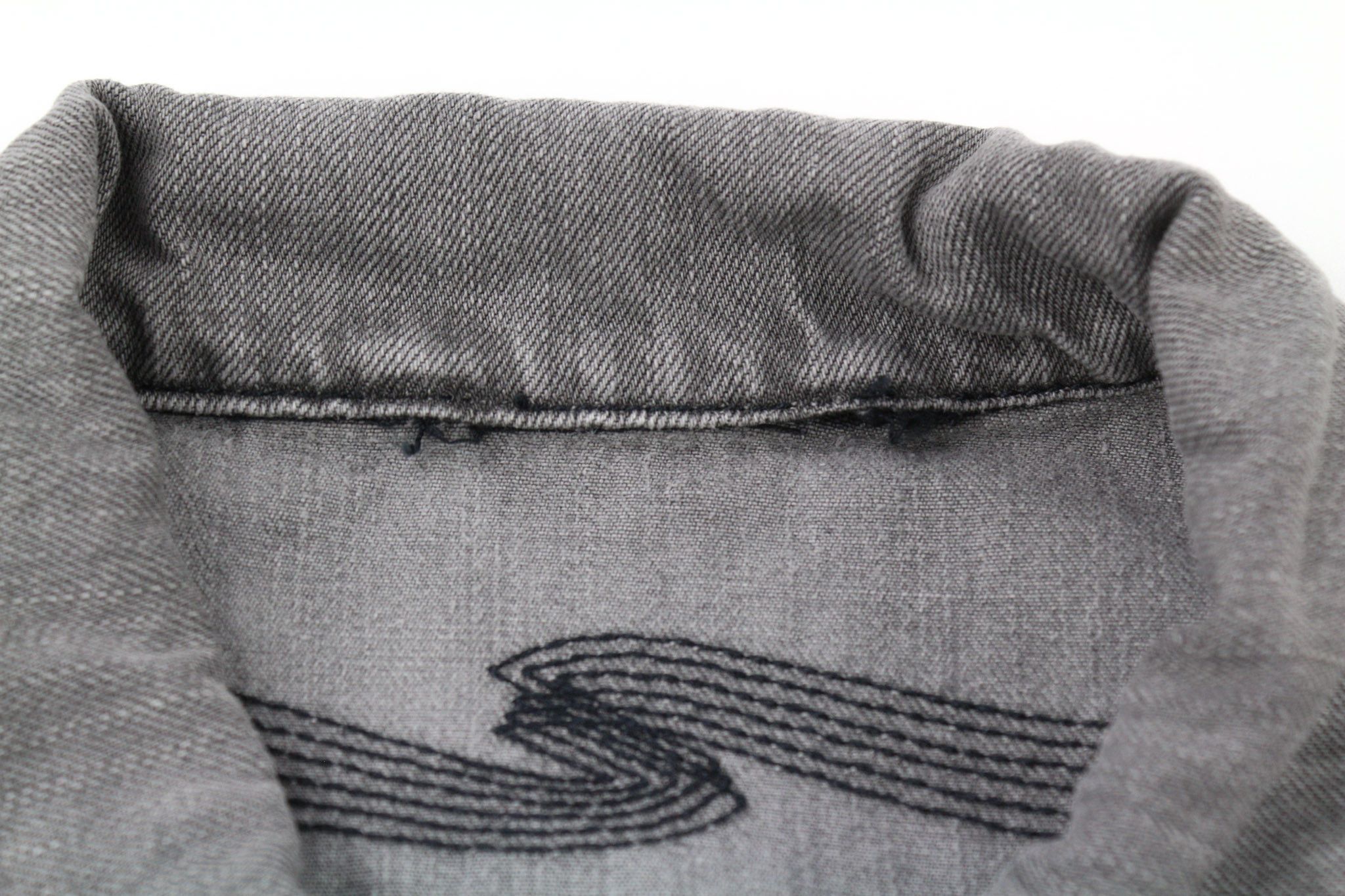 Nudie Jeans CONNY ORG. FOG S Organic Cotton Grey Denim Jacket 80338 Size US S / EU 44-46 / 1 - 8 Thumbnail