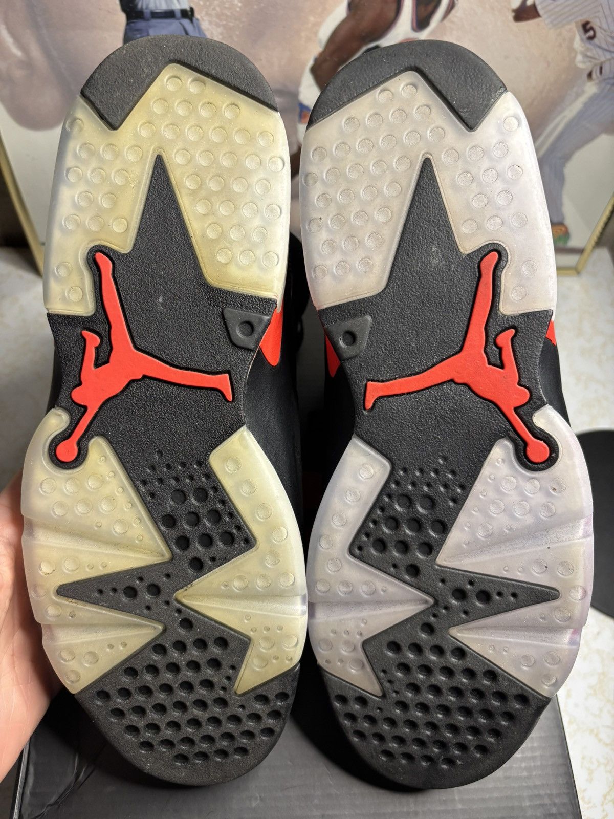 Jordan Brand Air Jordan 6 Retro 2019 Infrared 2019 Size US 10 / EU 43 - 5 Thumbnail