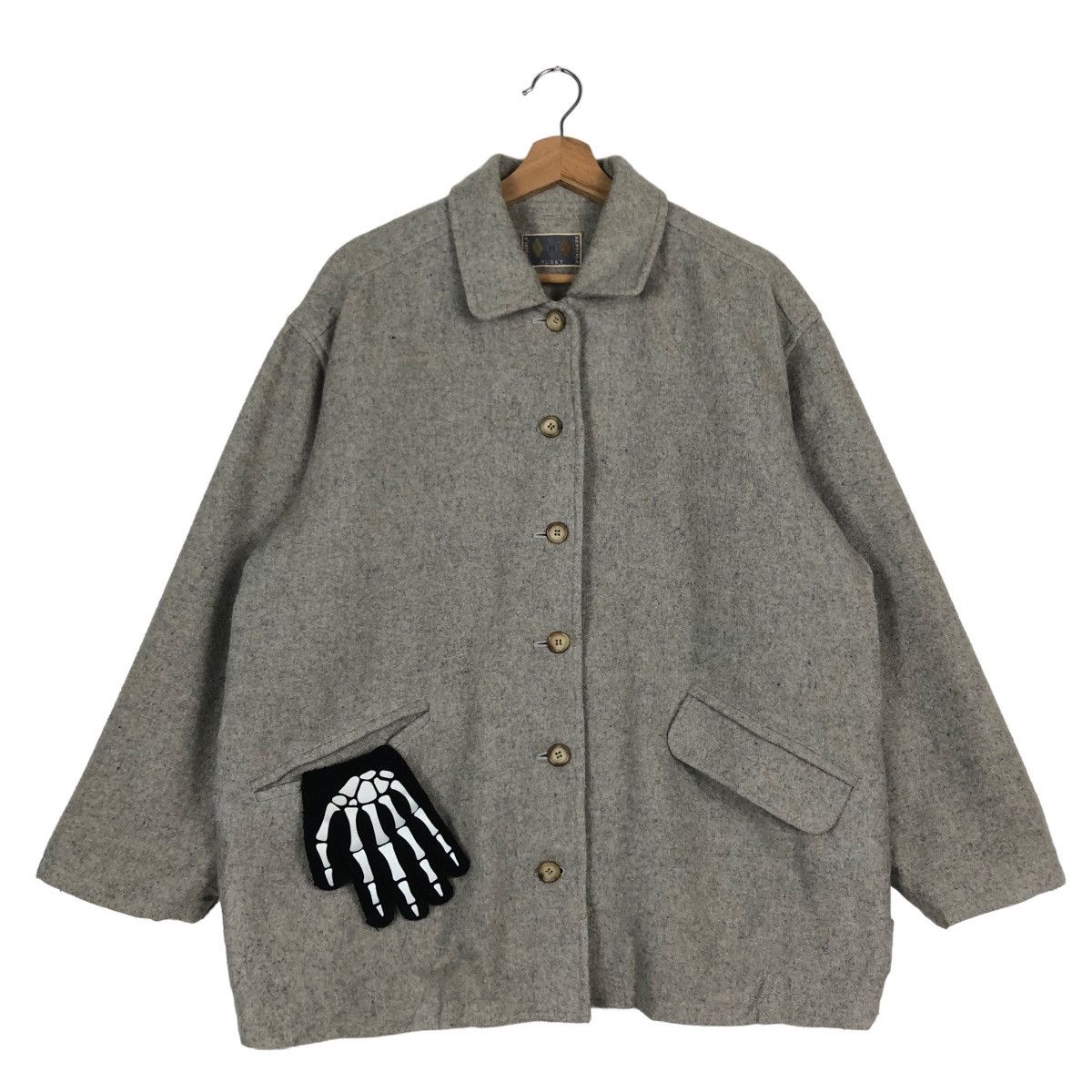 Japanese Brand 🔥Vintage Husky Chore Wool Jacket Worker Wear Size US M / EU 48-50 / 2 - 2 Thumbnail