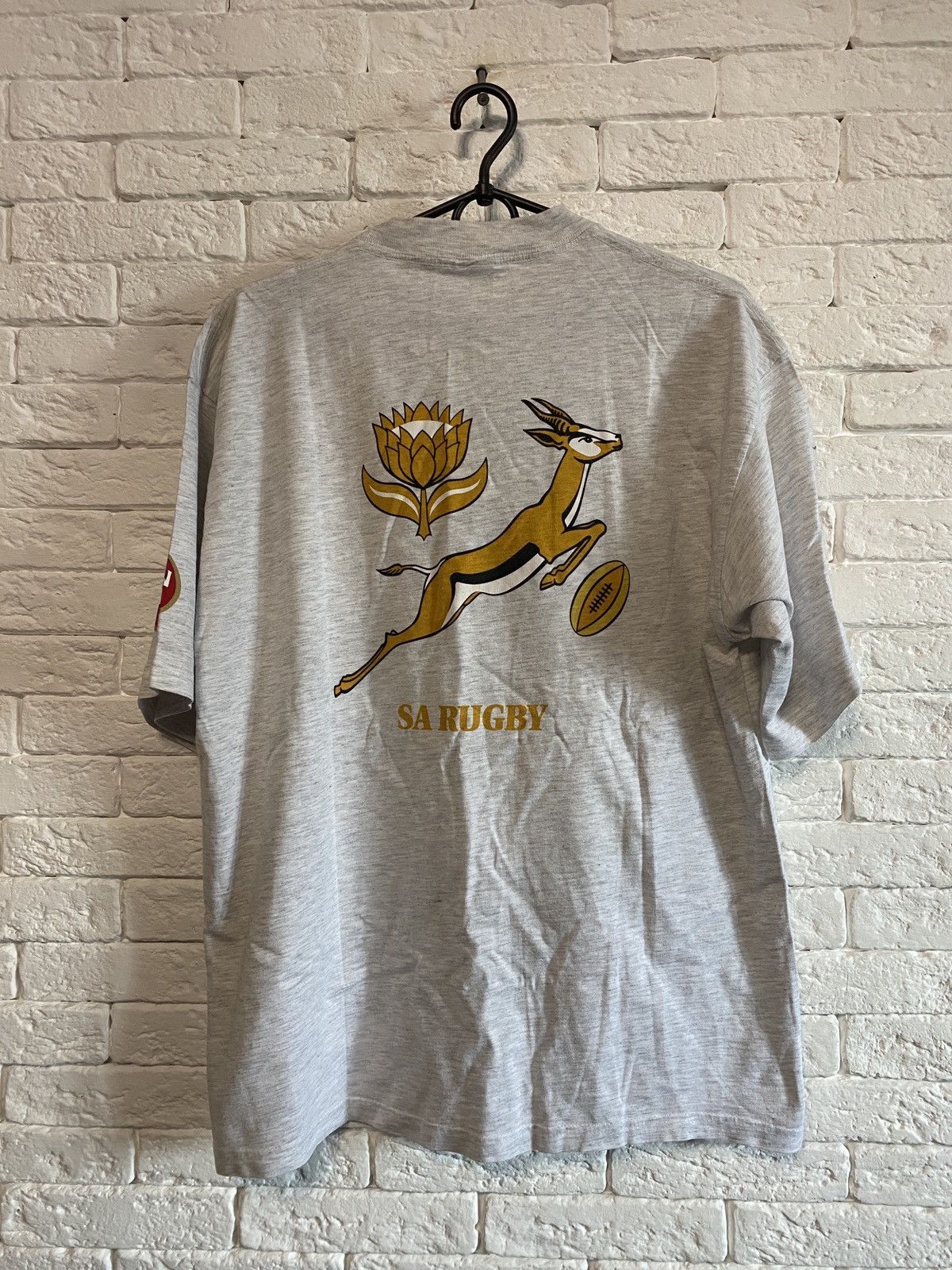Nike × Vintage Vintage Nike Sa Rugby T-shirt Size US M / EU 48-50 / 2 - 5 Thumbnail
