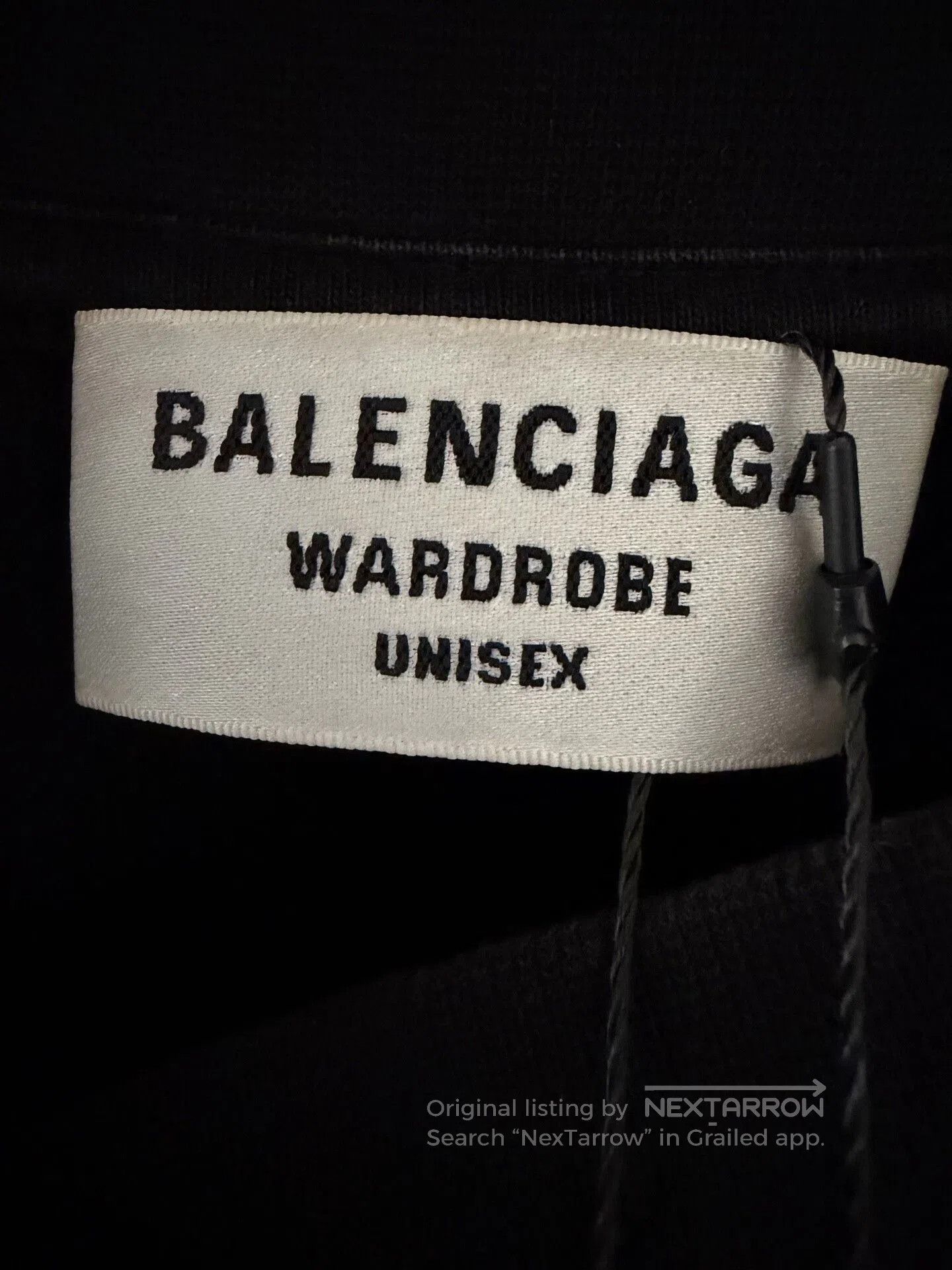 Balenciaga balenciaga embroidered short sleeve black t-shirt. Size XXS / US 00 / IT 34 - 4 Thumbnail