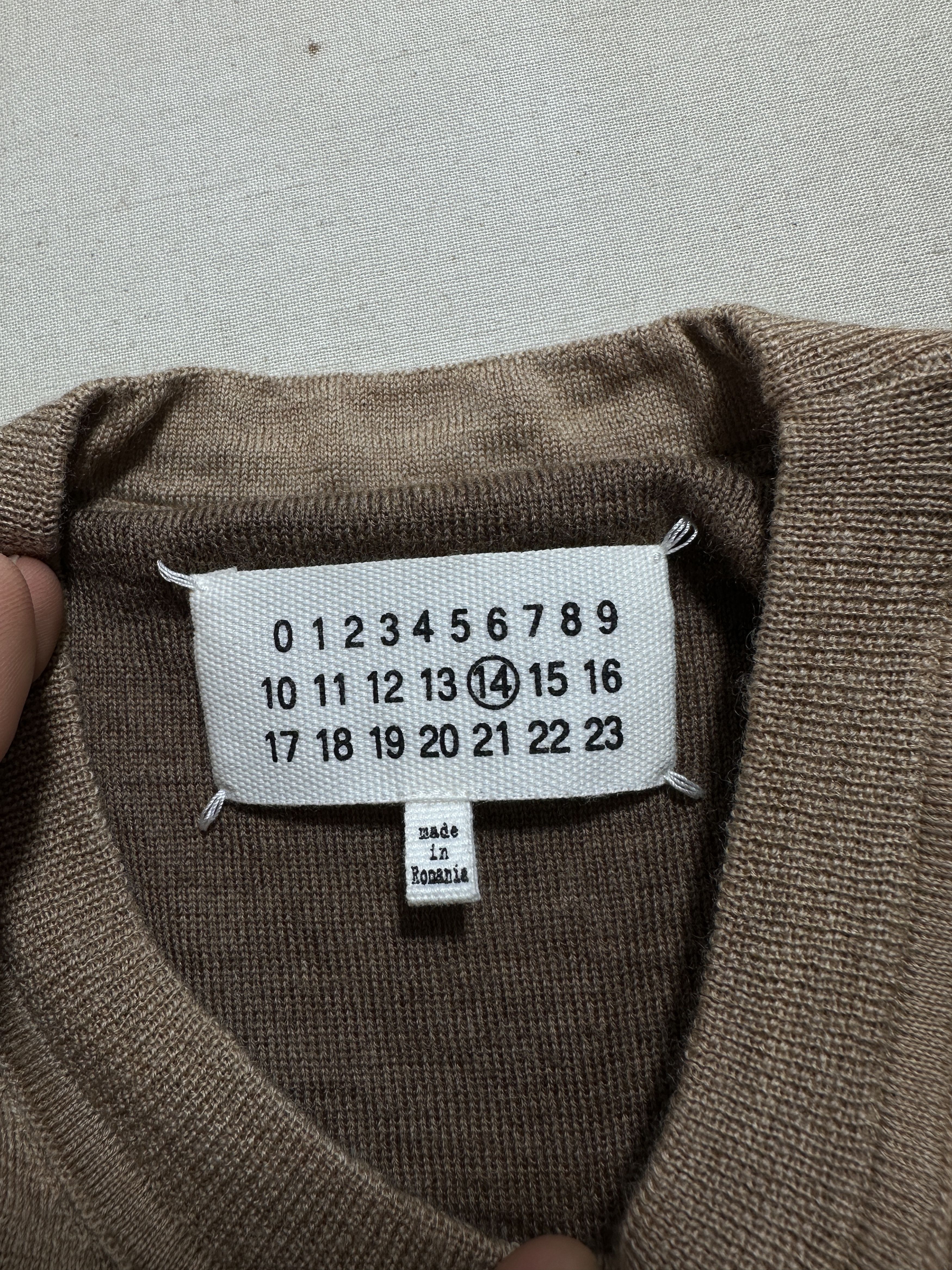 Maison Margiela Rare Maison Margiela 14 Camel Colorblock Fine Knit Size S Size US S / EU 44-46 / 1 - 10 Thumbnail