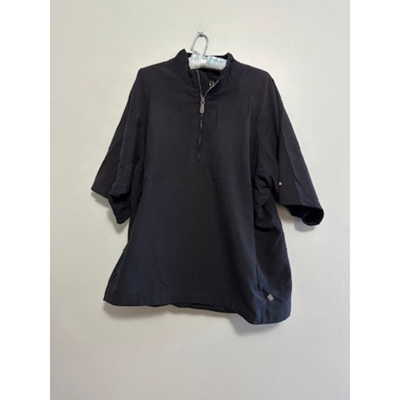 Adidas Adidas black windbreaker quarter zip pullover size M Size US M / EU 48-50 / 2 - 2 Thumbnail