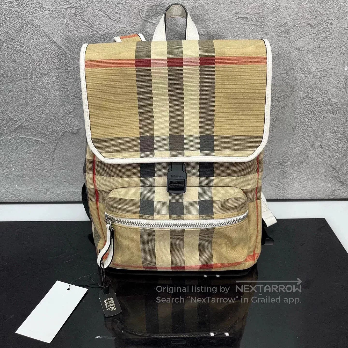 Burberry Burberry Classic Check Structured Backpack. Size ONE SIZE - 1 Thumbnail