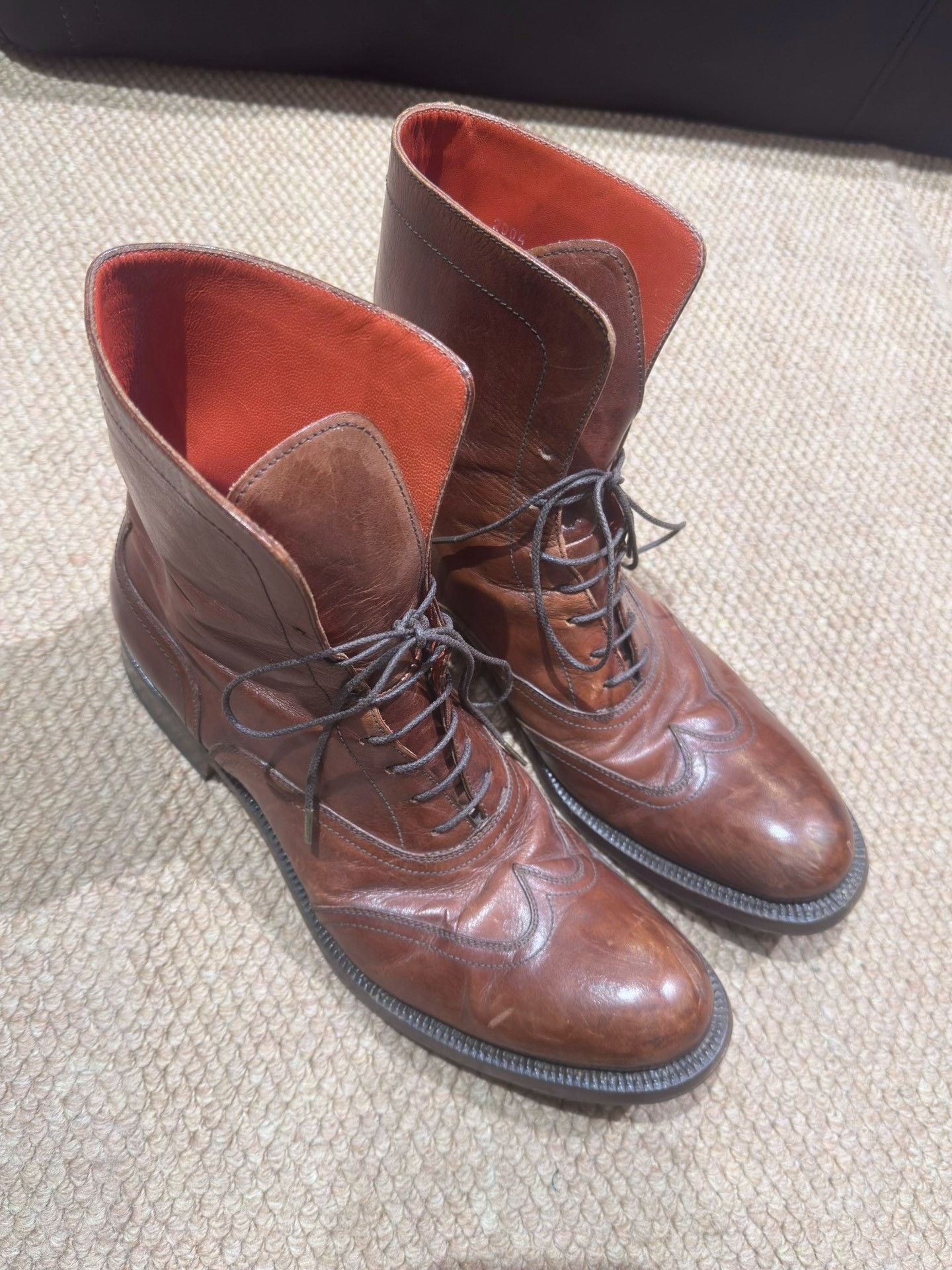 Gianni Barbato Gianni Barbato Pointed-Toe Boots Size US 8 / EU 41 - 1 Thumbnail