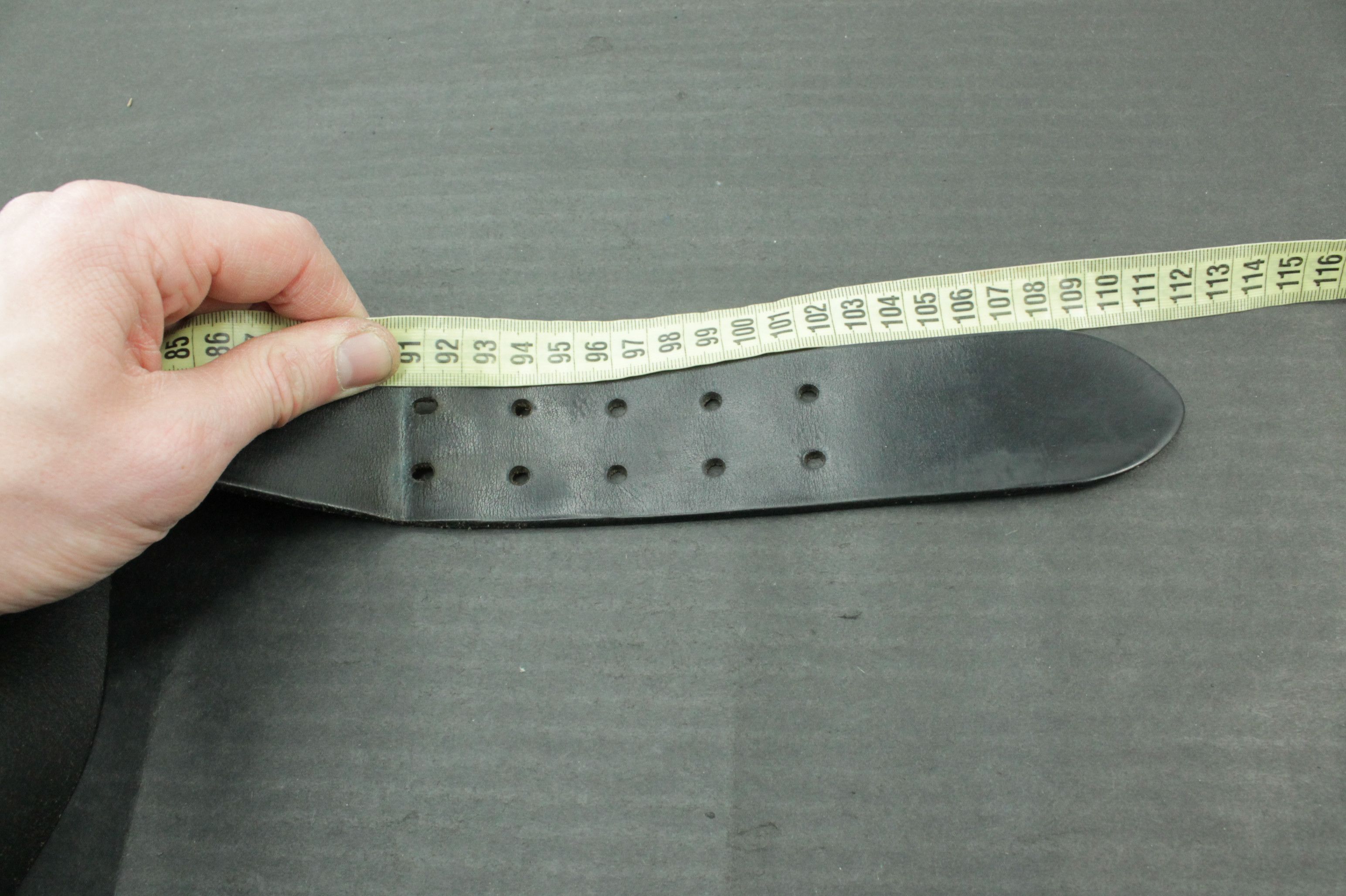 Carhartt × Vintage Vintage Carhartt Black Leather Belt Size 36 - 6 Thumbnail