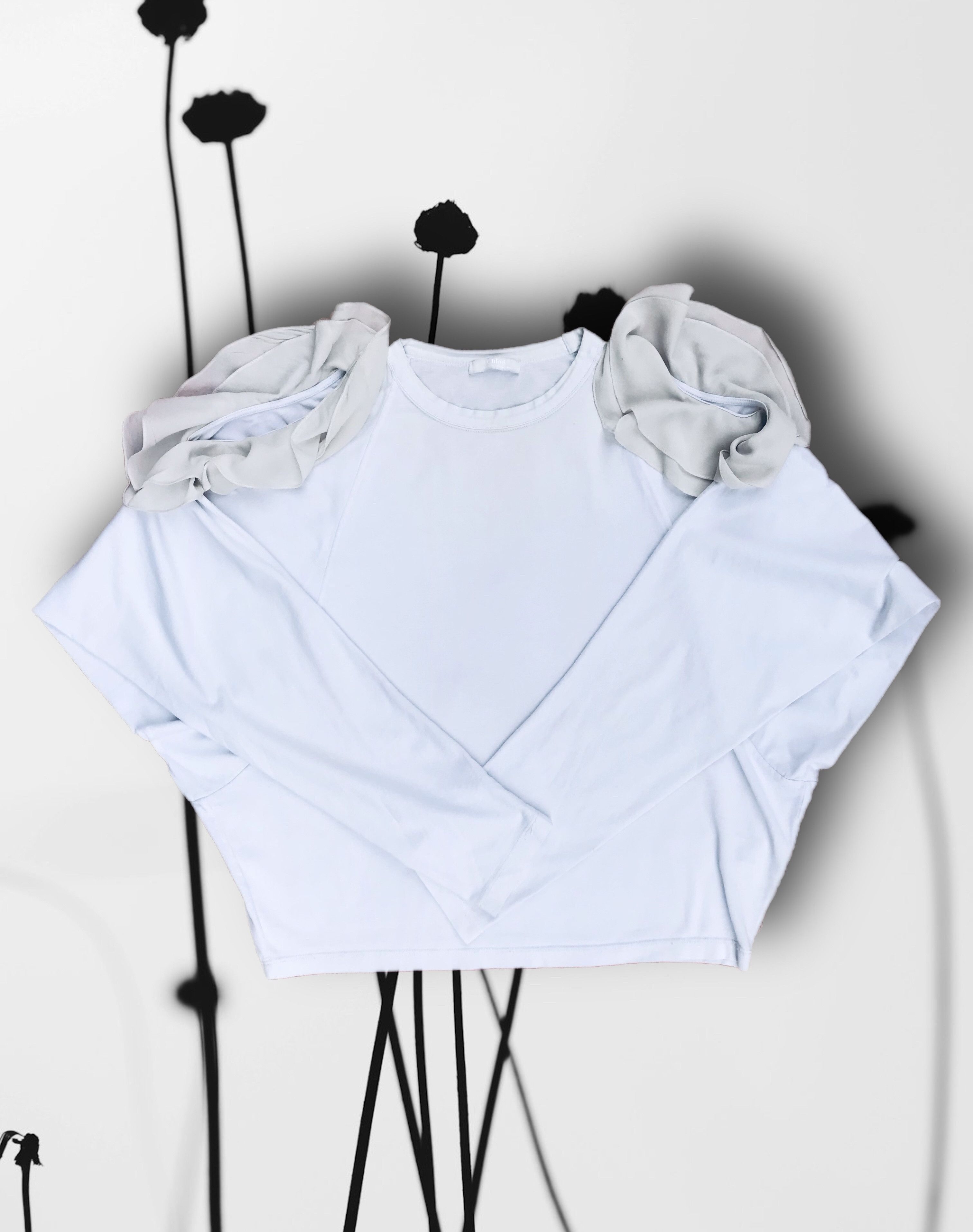 Chloe Chloe Longsleeve Shirt Top Off the shoulder with lace Size S / US 4 / IT 40 - 2 Thumbnail