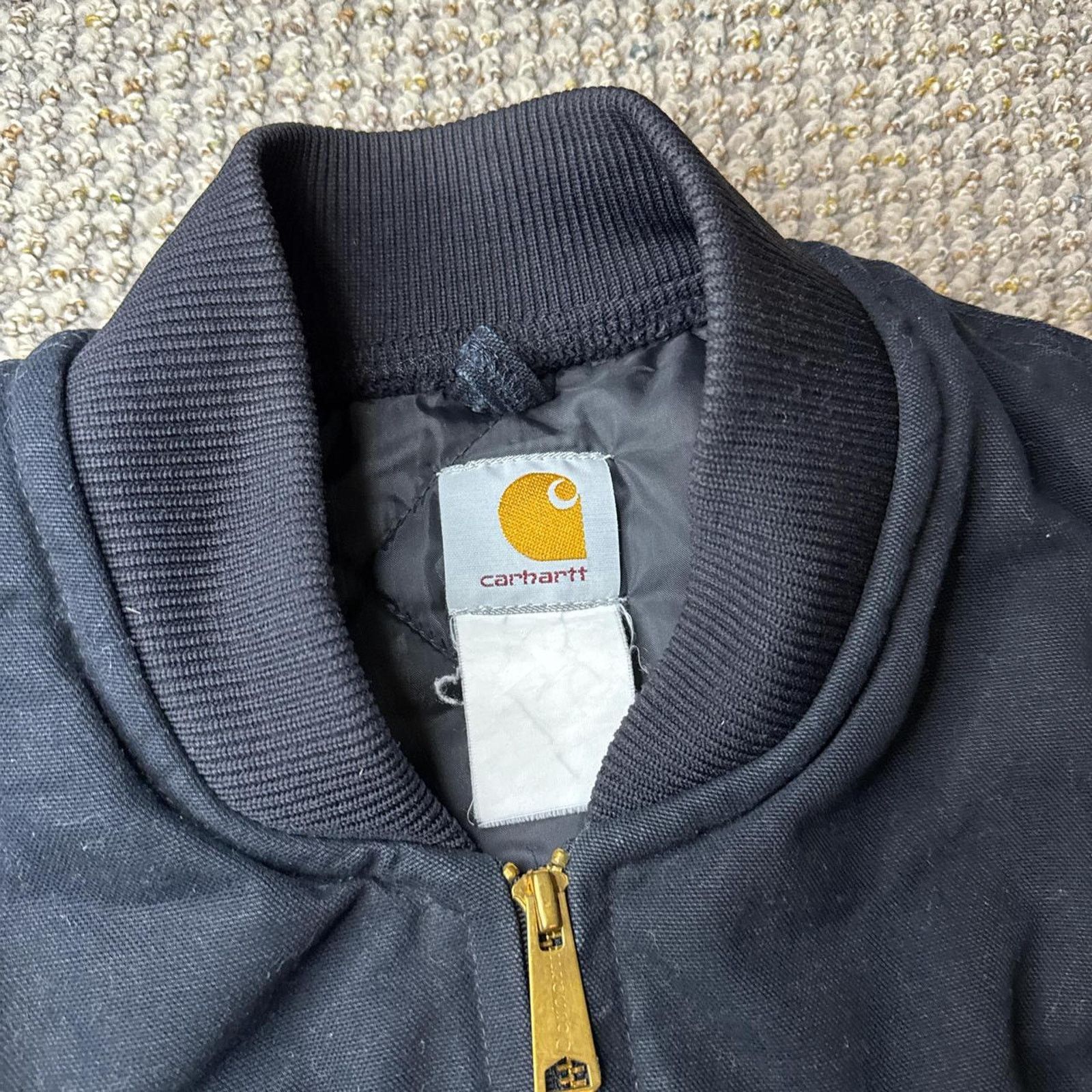 Carhartt Black vintage carharrt - duck arctic lined vest Size US L / EU 52-54 / 3 - 4 Thumbnail
