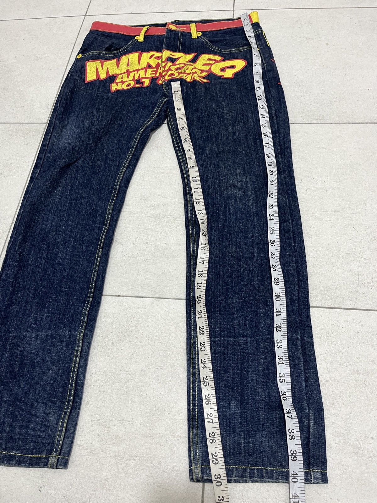 Hysteric Glamour Vintage MARPLEQ Jeans Rare Size US 33 - 12 Thumbnail