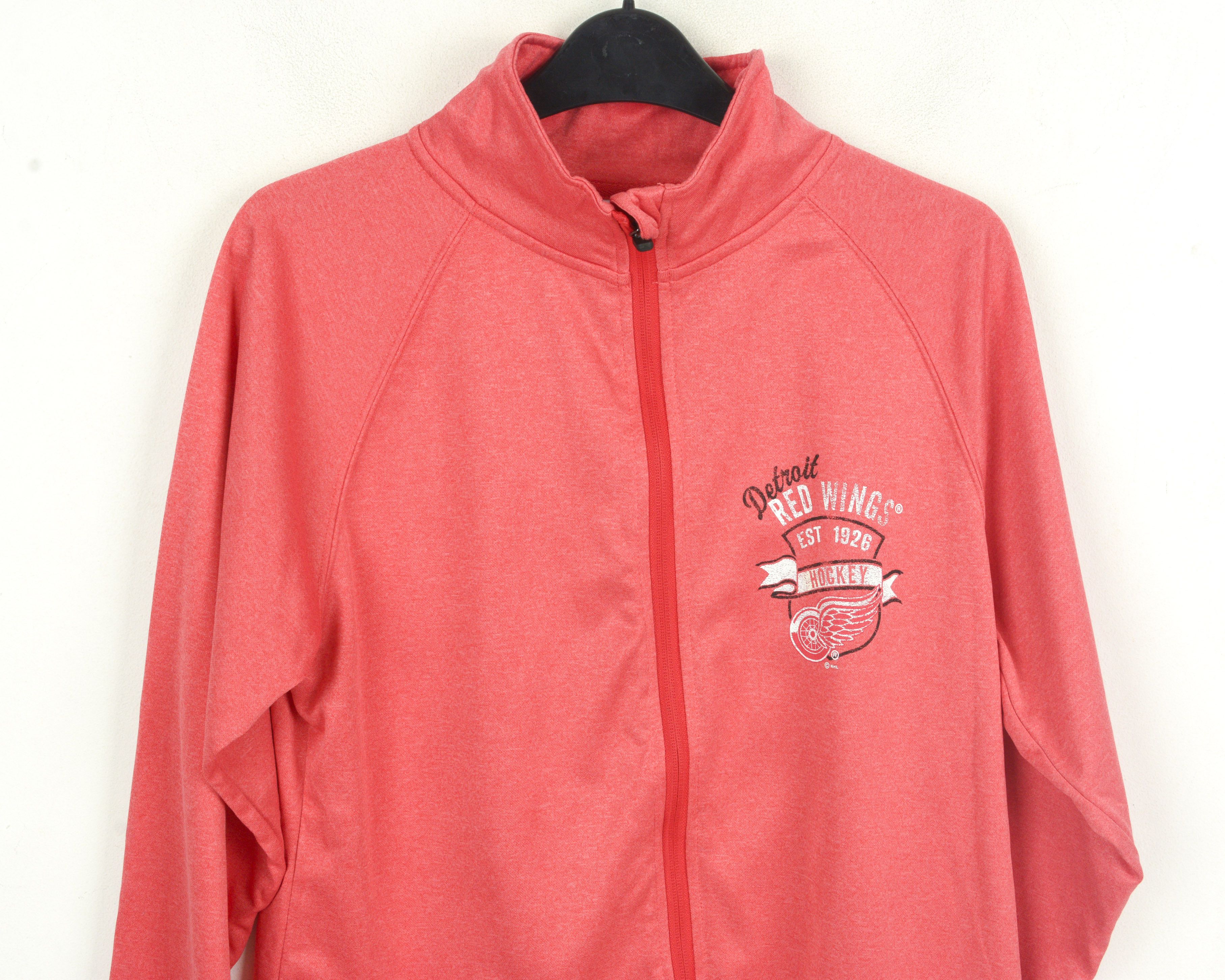 NHL Detroit Red Wings Women L Hockey Tracksuit Sweatshirt Jacket Size L / US 10 / IT 46 - 2 Thumbnail