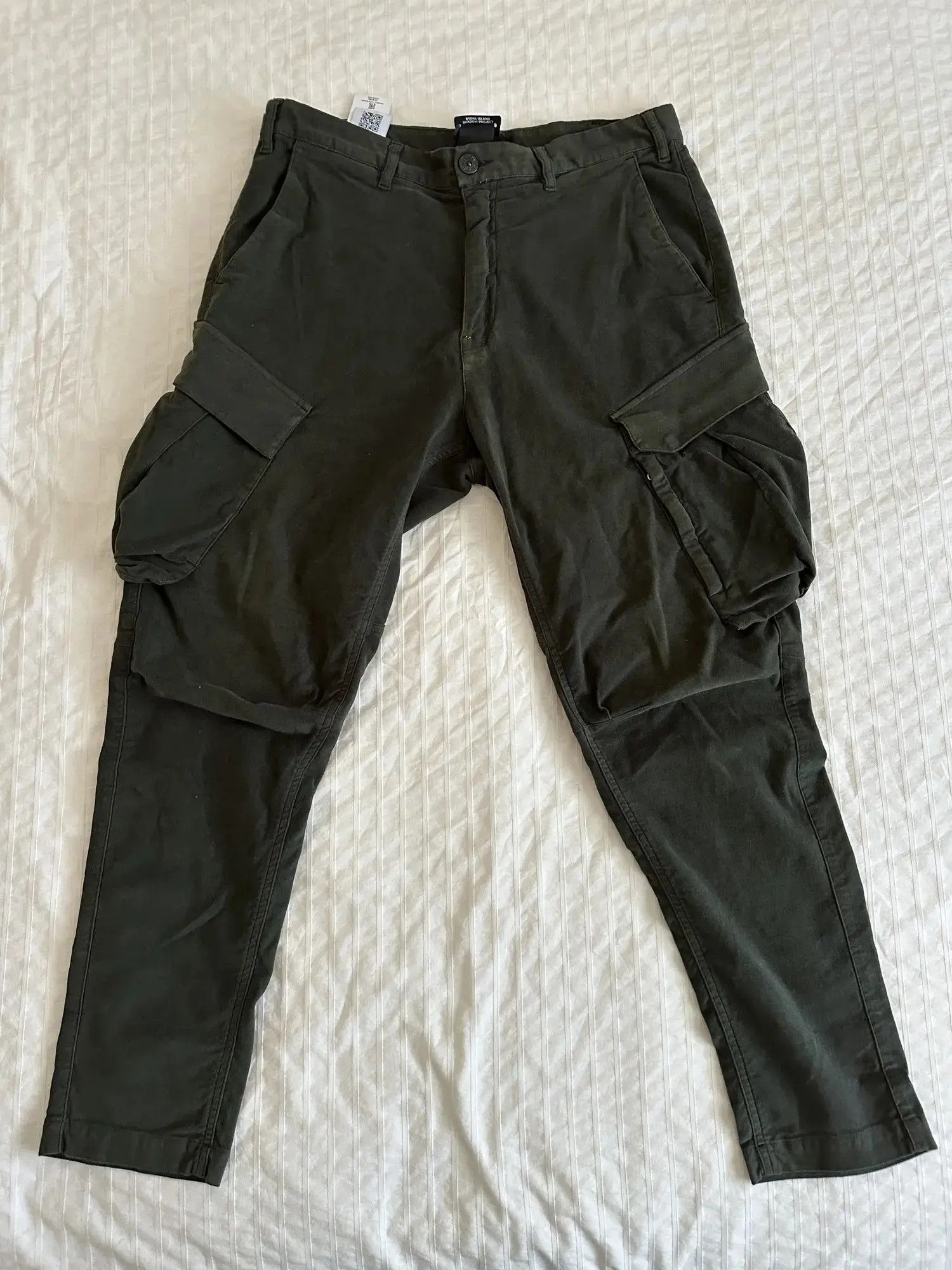 Stone Island Shadow Project 10th Anniversary Moleskin Cargos Size US 32 / EU 48 - 2 Thumbnail