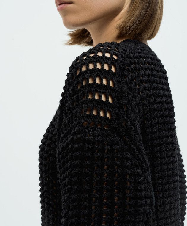 Givenchy o1y0925 Crewneck Sweater in Black Size M / US 6-8 / IT 42-44 - 5 Thumbnail