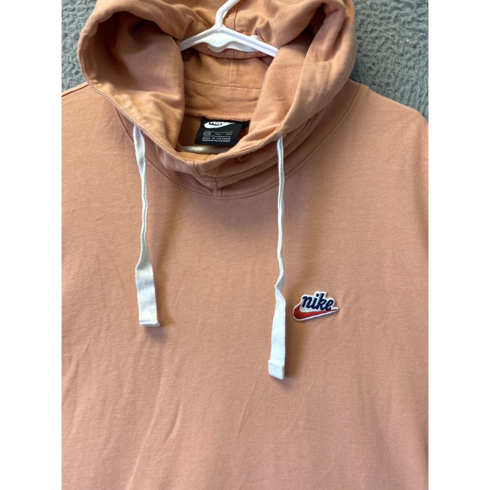 Nike Nike Sweater Hoodie Womens XXL Orange Pullover Knit Cotton Blend Hooded Sweatshirt Pockets All Seasons Casual Fall Winter Sweatshirt 2XL Women Size XXL / US 16-18 / IT 52-54 - 4 Thumbnail