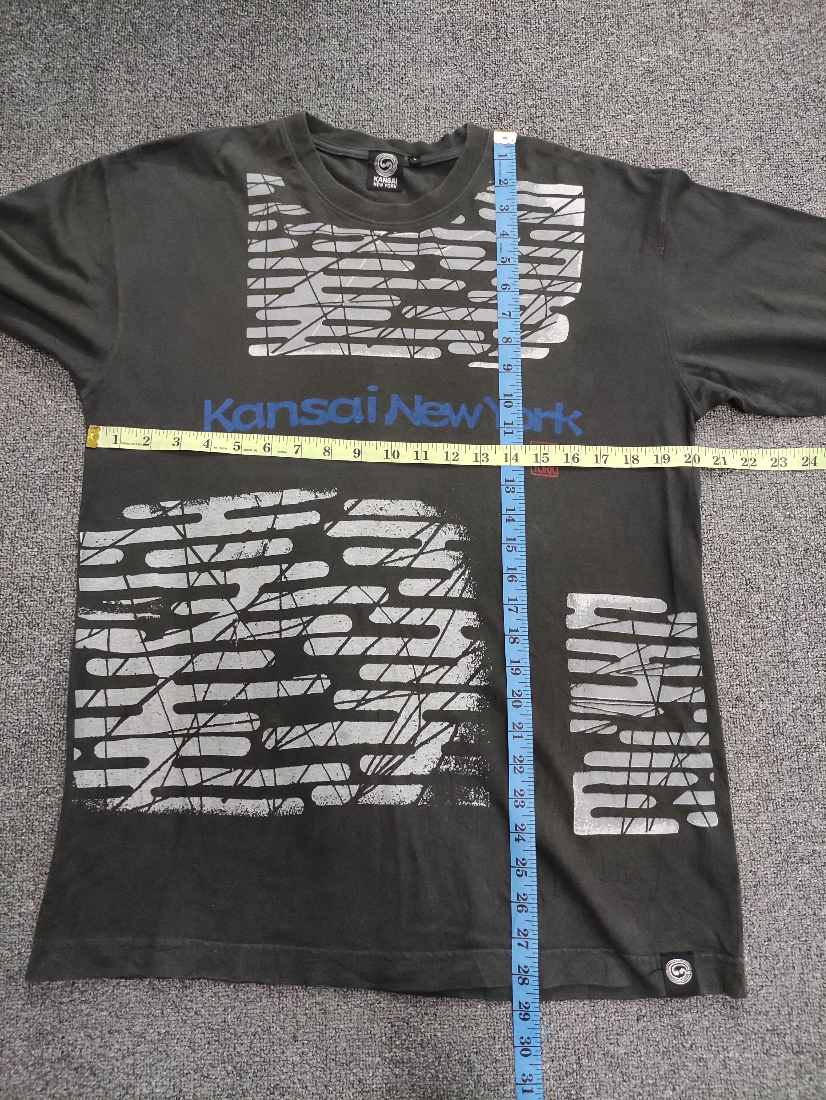 Kansai Yamamoto Vintage kansai New York Long Sleeve Shirt Tee Size US L / EU 52-54 / 3 - 11 Thumbnail