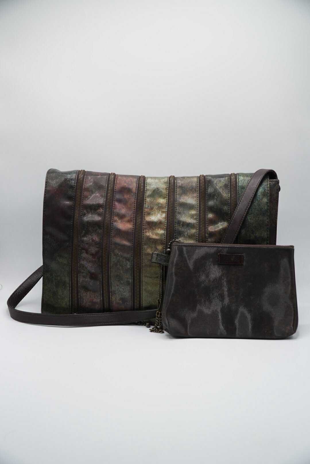 Jean Paul Gaultier Jean Paul Gaultier - FW95 “Cyber” Holographic Multi Zip Bag Size ONE SIZE - 1 Thumbnail