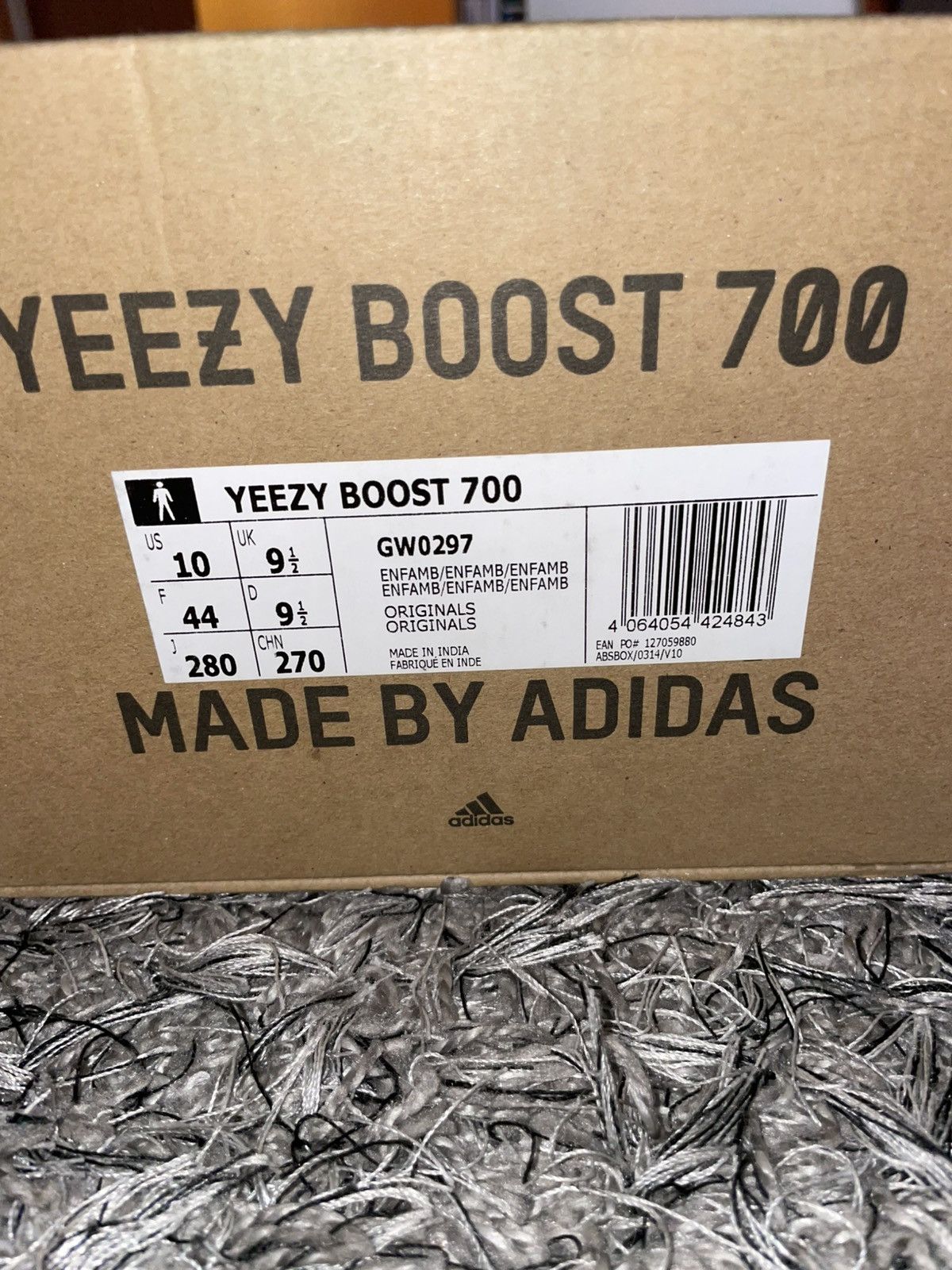 Adidas × Yeezy Yeezy Boost 700 'Enflame Amber' Size US 10 / EU 43 - 8 Thumbnail