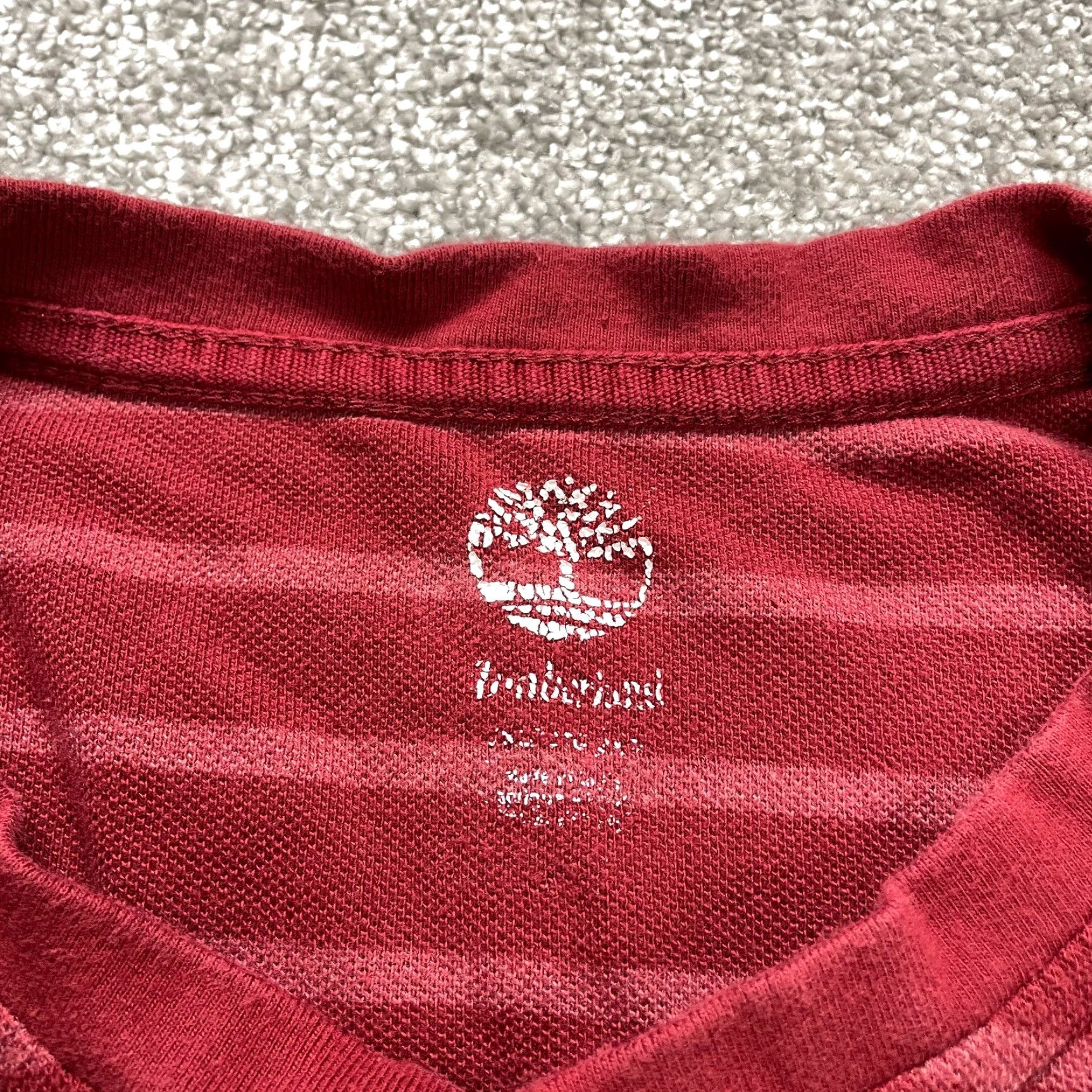 Timberland Timberland Henley T-Shirt Mens 2XL Red Striped Long Sleeve Casual Tee Outdoor Size US XXL / EU 58 / 5 - 5 Thumbnail