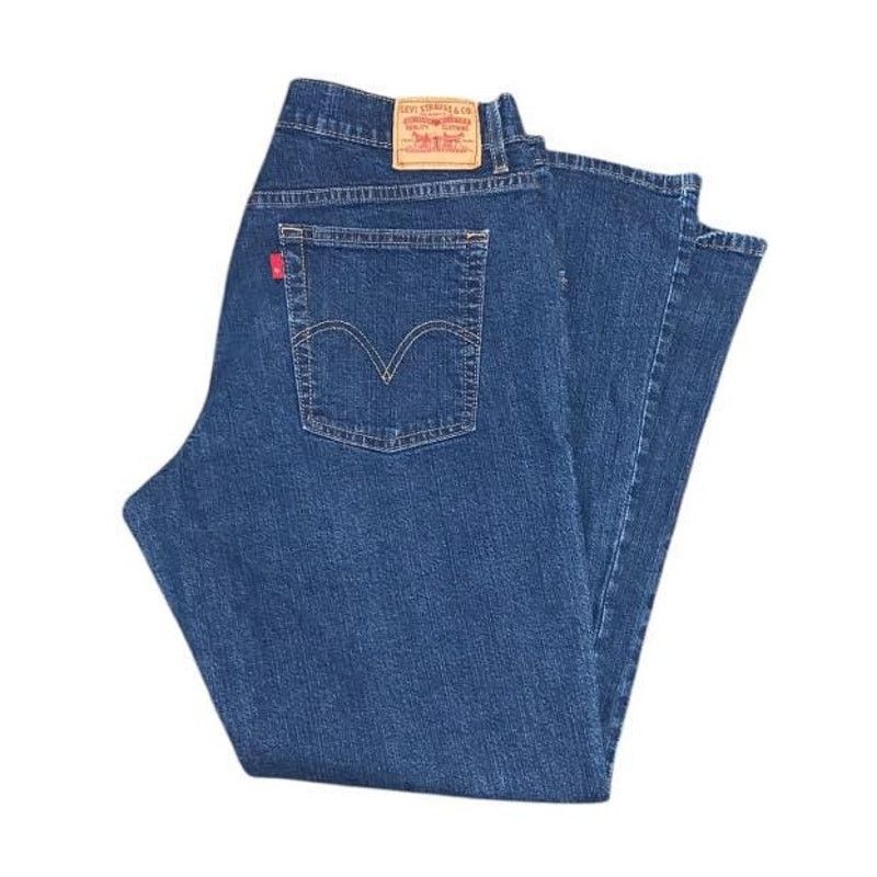 Levi's VINTAGE Levis 550 Relaxed Bootcut Jeans Dark Denim 16M Egypt Size 38" / US 16 / IT 52 - 1 Thumbnail
