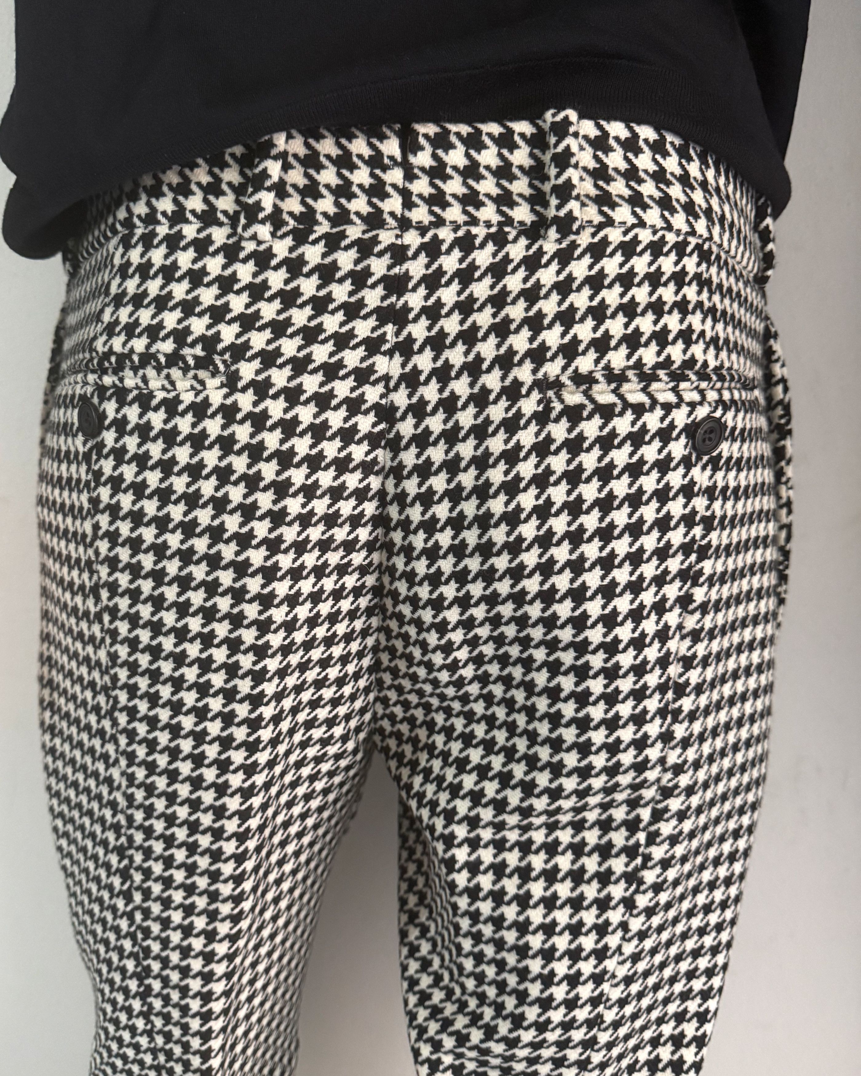 Alexander McQueen BNWT Beautiful Pied De Poule Trousers Size US 32 / EU 48 - 6 Thumbnail