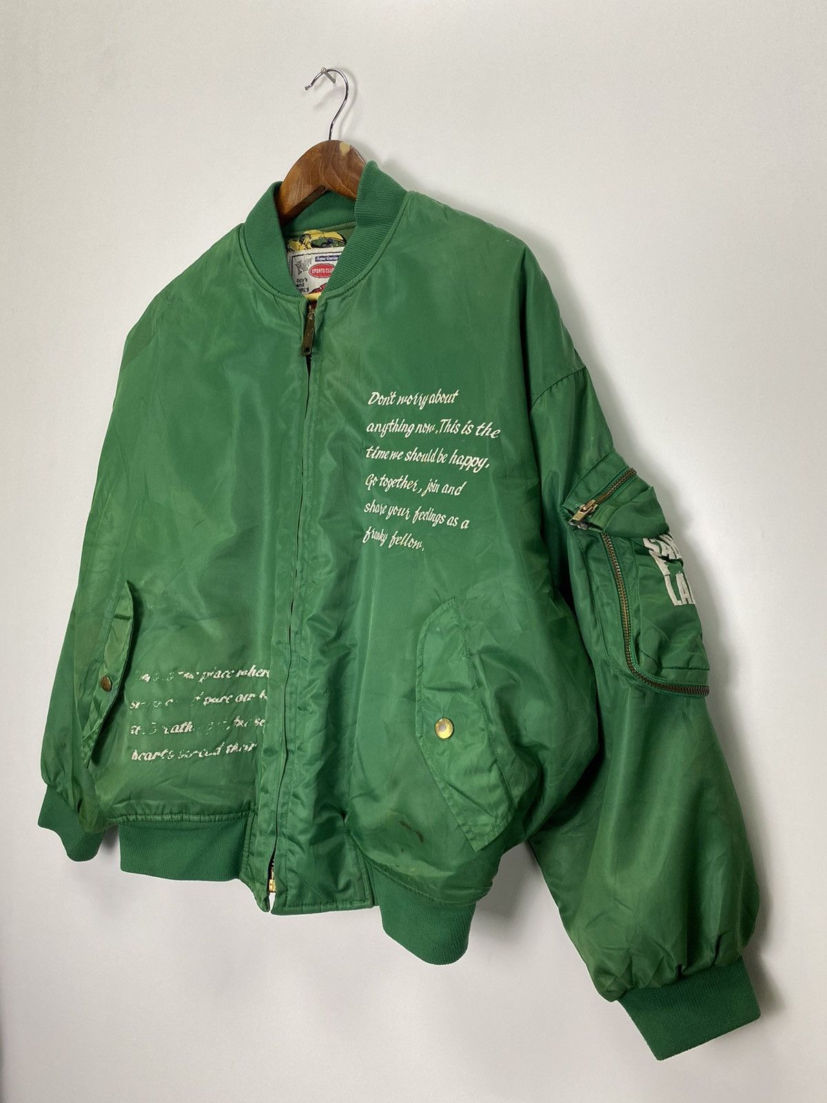 Japanese Brand × Vintage Vintage Saburoku Bomber Jacket Size US XL / EU 56 / 4 - 5 Thumbnail