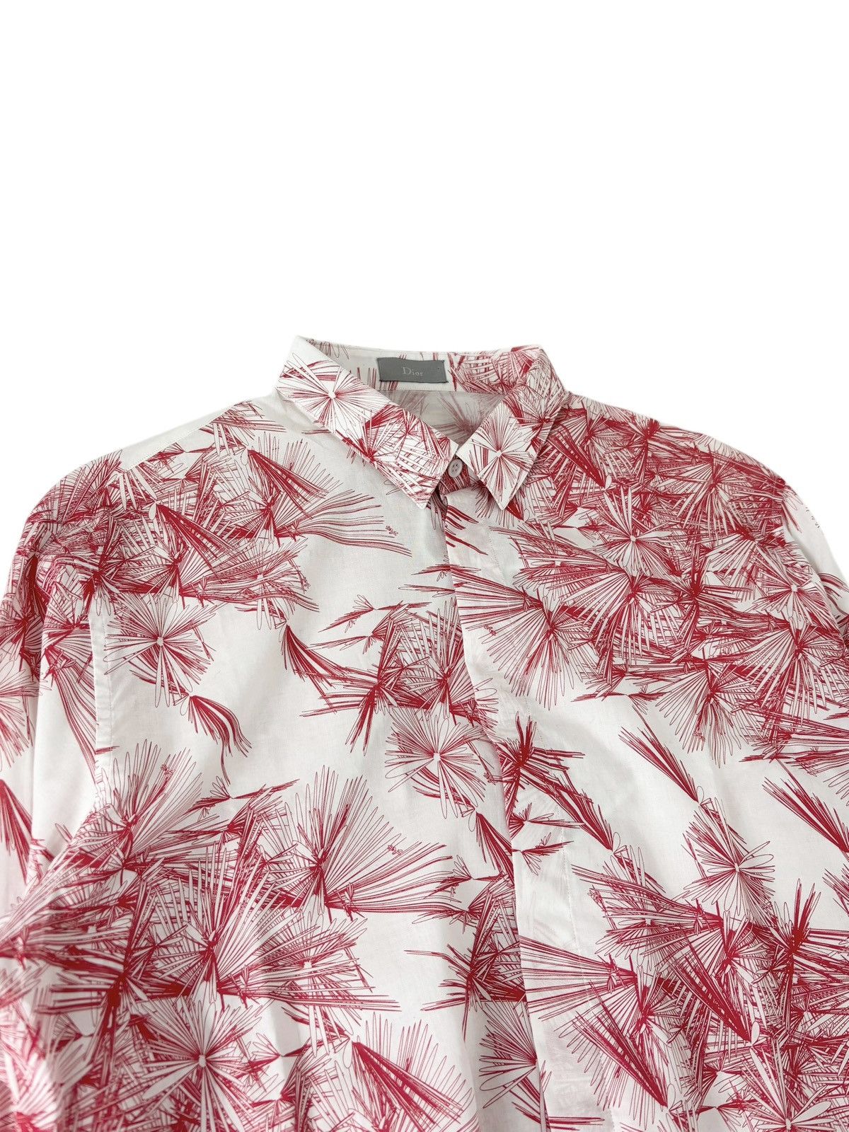 Dior × Hedi Slimane S/S 2003 “Follow Me“ Floral Shirt (SS03, Runway, Homme) Size US L / EU 52-54 / 3 - 3 Thumbnail