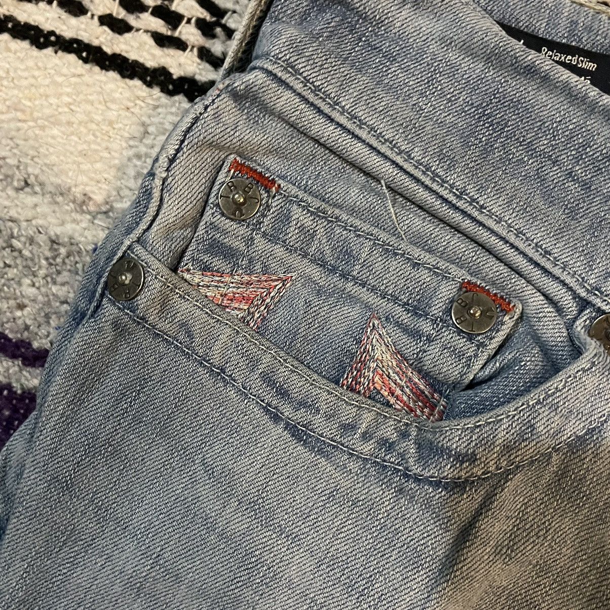 True Religion True Religion Geno Skinny Jeans Blue Denim 35x33 Size US 35 - 6 Thumbnail