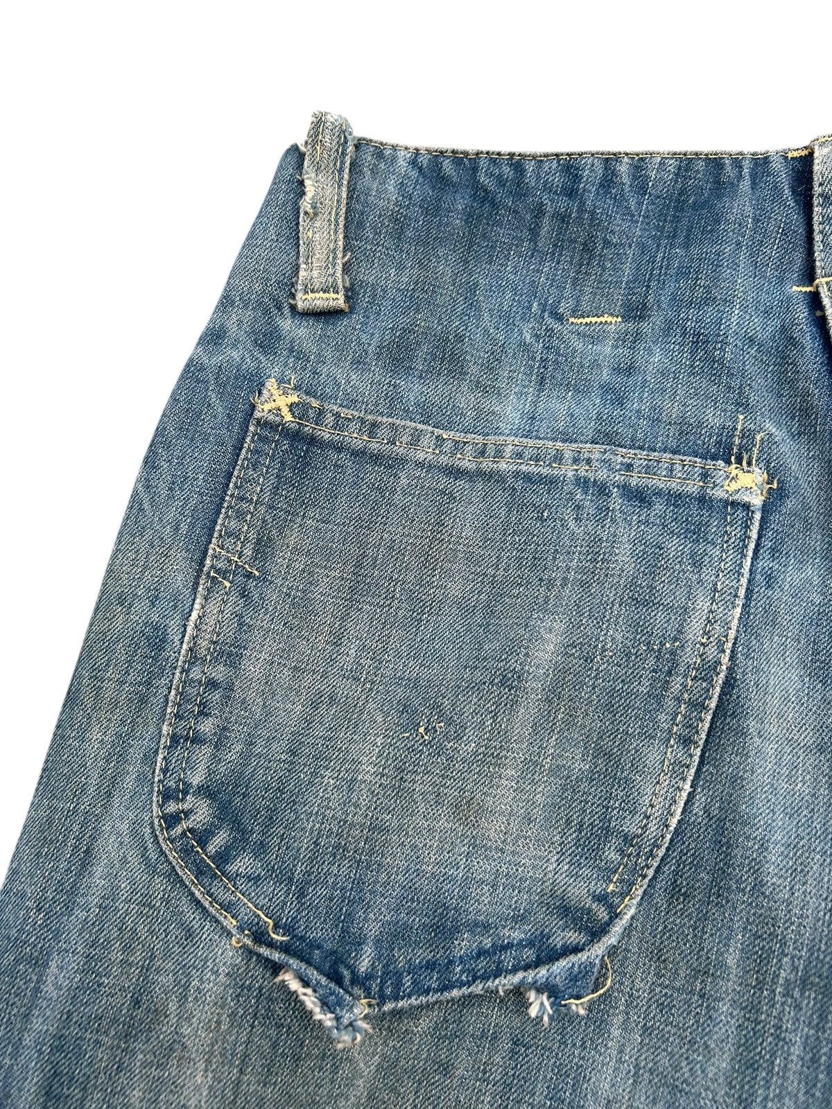 Maison MIHARA YASUHIRO MIHARAYASUHIRO X SUGAR CANE Selvedge Distressed Denim Jeans Size US 36 / EU 52 - 17 Thumbnail
