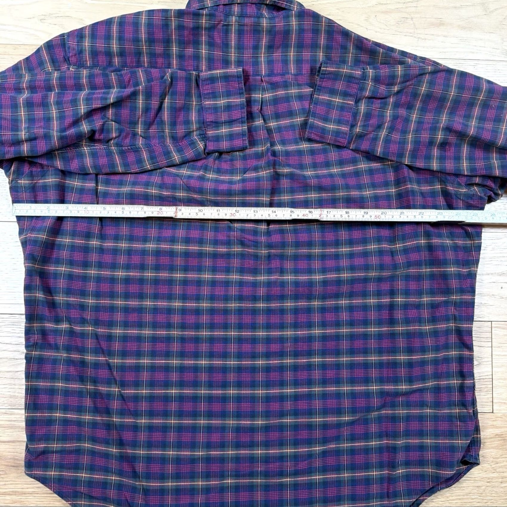Polo Ralph Lauren Polo Ralph Lauren Button-Up Shirt Mens XL Classic Fit Gingham Check Red Blue Multicolor Pony Long Sleeve Men Size US XL / EU 56 / 4 - 5 Thumbnail