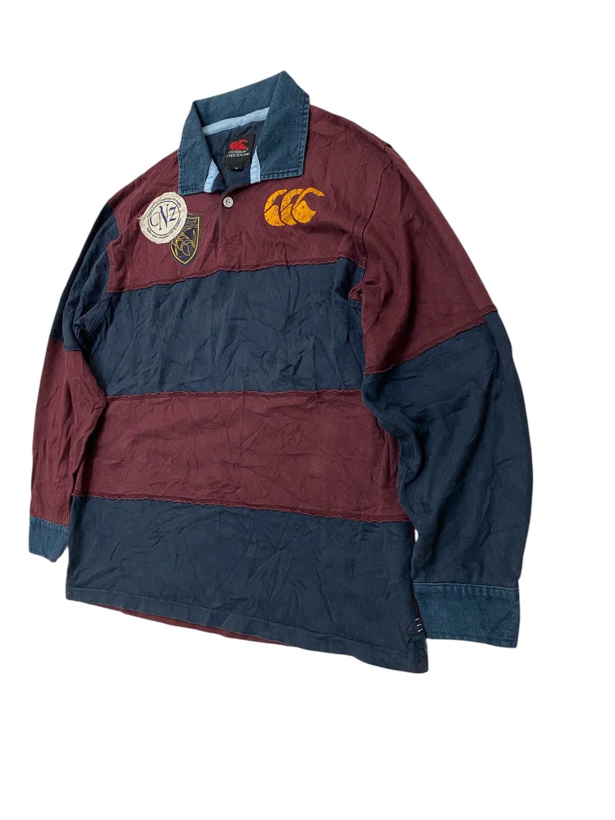 Canterbury of New Zealand Vintage Canterbury Of New Zealand Rugby Shirt Size US M / EU 48-50 / 2 - 2 Thumbnail