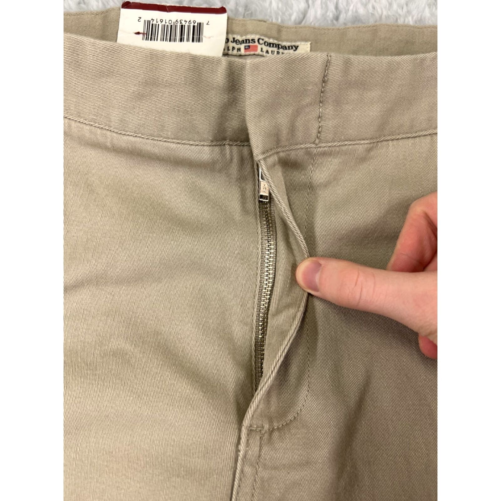 Polo Ralph Lauren Polo Ralph Lauren Women's Pants Size 14 Beige Twill Bootcut Stretch Jeans Size 36" / US 14 / IT 50 - 4 Thumbnail