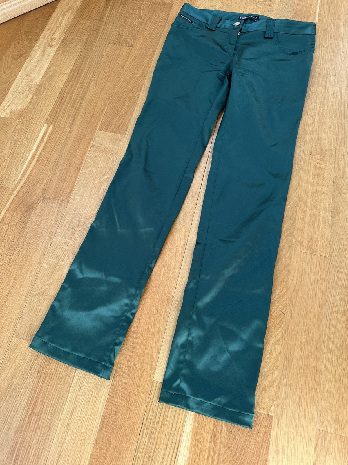 Dolce & Gabbana Women’s Dolce Gabbana Silk Pants 38 IT Size 26" / US 2 / IT 38 - 6 Thumbnail