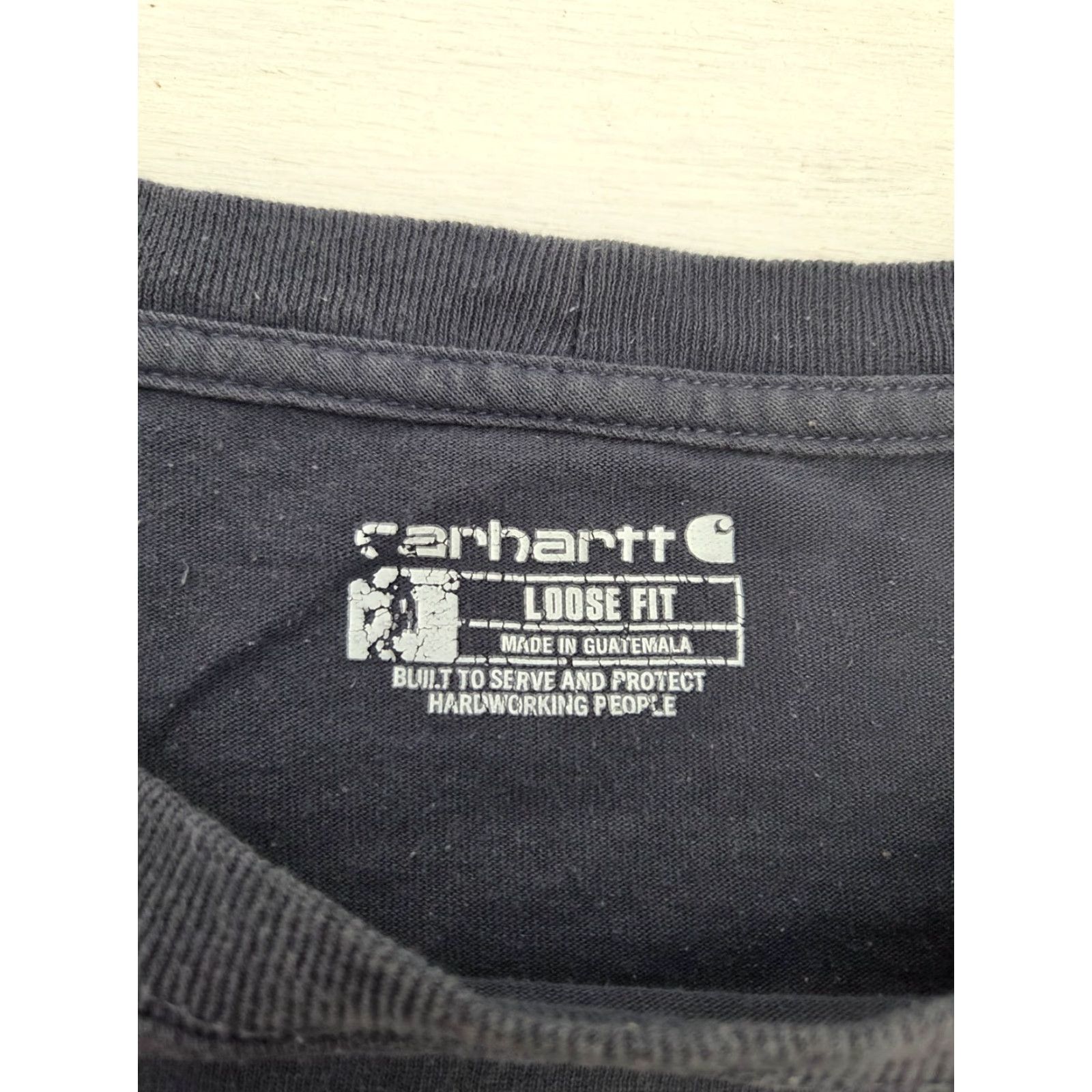 Carhartt Carhartt Henley T Shirt Adult M Gray Pocket Logo Short Sleeve Size US M / EU 48-50 / 2 - 4 Thumbnail