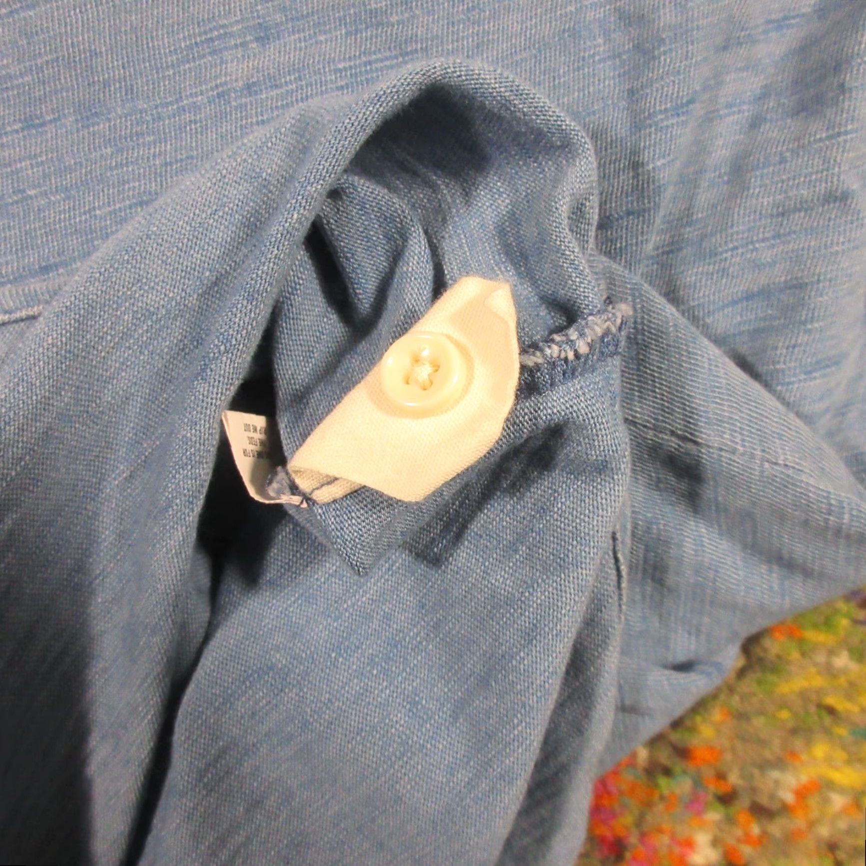 Taylor Stitch Taylor Stitch Button Up Shirt Mens Medium Blue Short Sleeve Organic Cotton Size US L / EU 52-54 / 3 - 7 Thumbnail