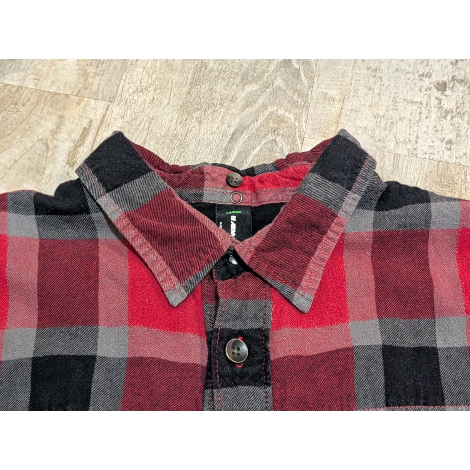 Vintage VINTAGE Armada Men's Buffalo Plaid Tech Flannel Button Up L/S Lined Shirt Size L Size US L / EU 52-54 / 3 - 7 Thumbnail
