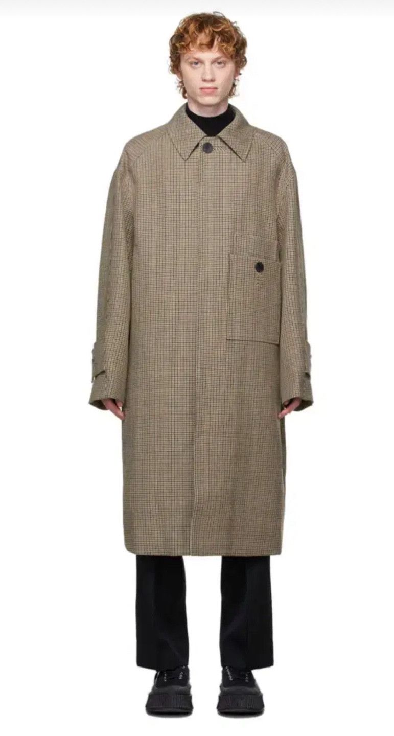 Wooyoungmi Wooyoungmi FW21 Houndstooth Mac Coat Oversized Size US S / EU 44-46 / 1 - 6 Thumbnail
