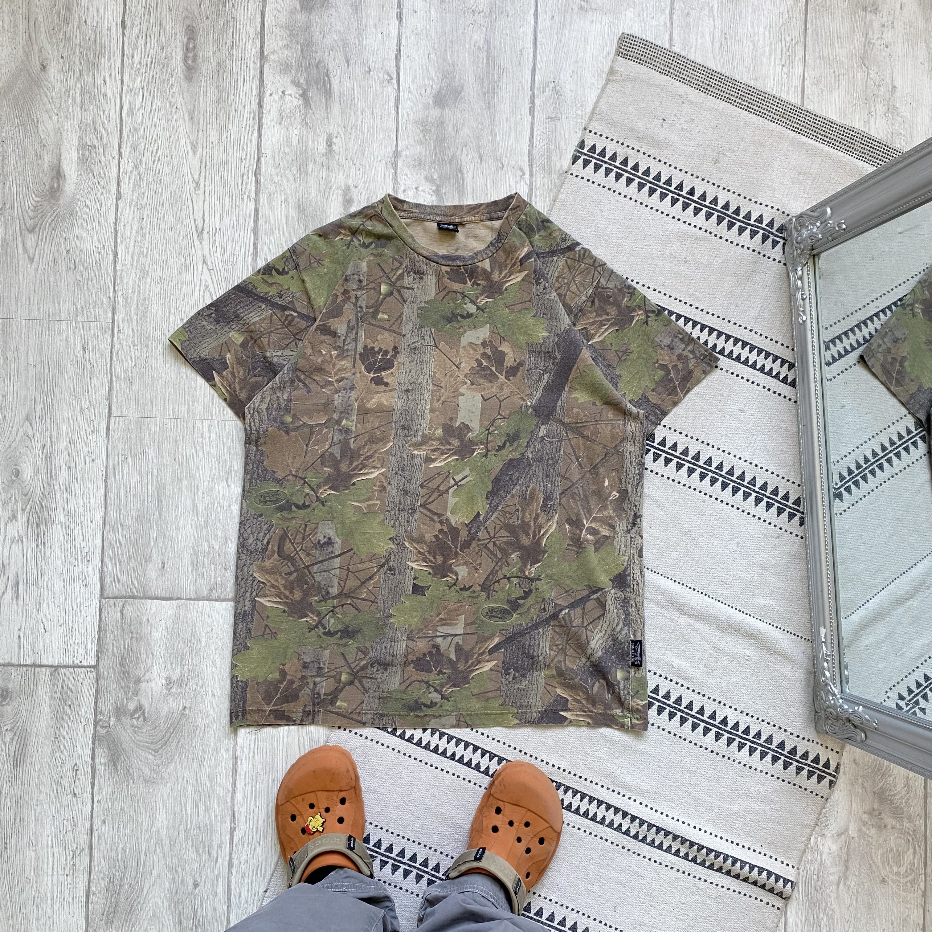 Realtree Vintage 90s Carhartt Style Realltree tee Y2K Mossy Oaks Size US L / EU 52-54 / 3 - 1 Thumbnail