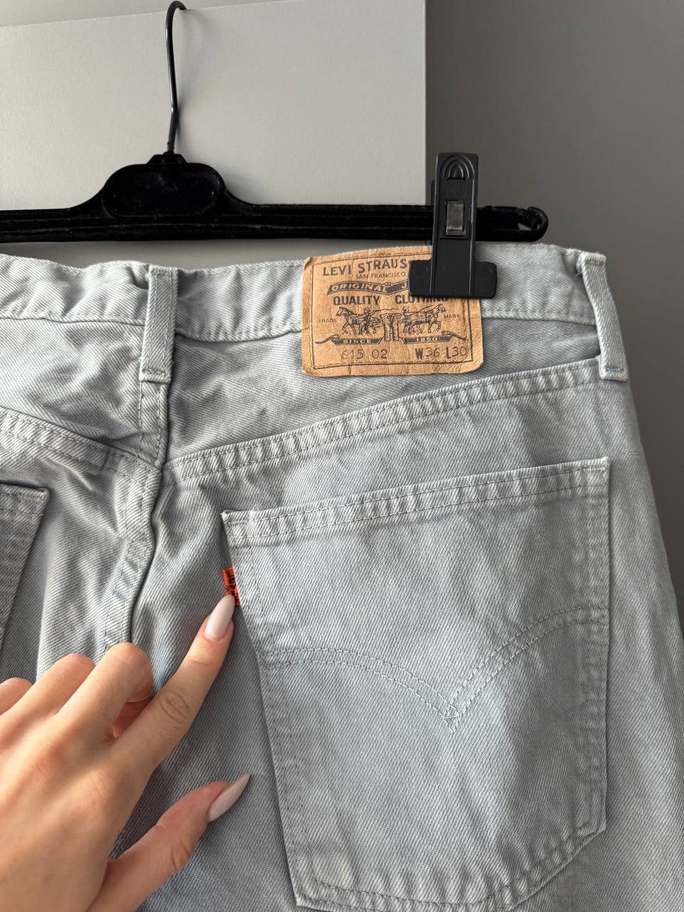 Levi's Levis Vintage Orange Tab Gray Denim Pants 1990s Size US 36 / EU 52 - 5 Thumbnail