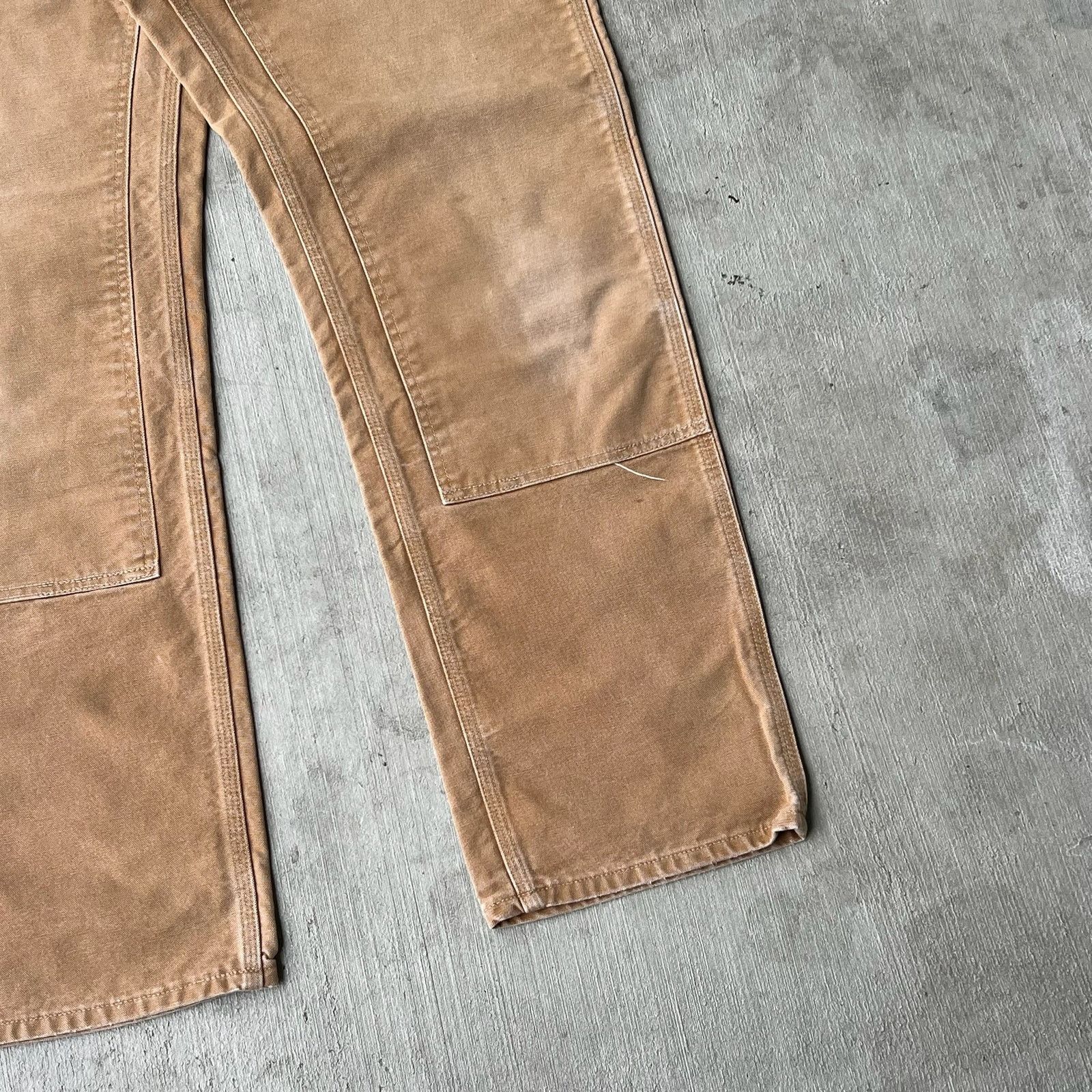 Carhartt × Vintage Carhartt brown double knee work wear carpenter pants Size US 34 / EU 50 - 4 Thumbnail