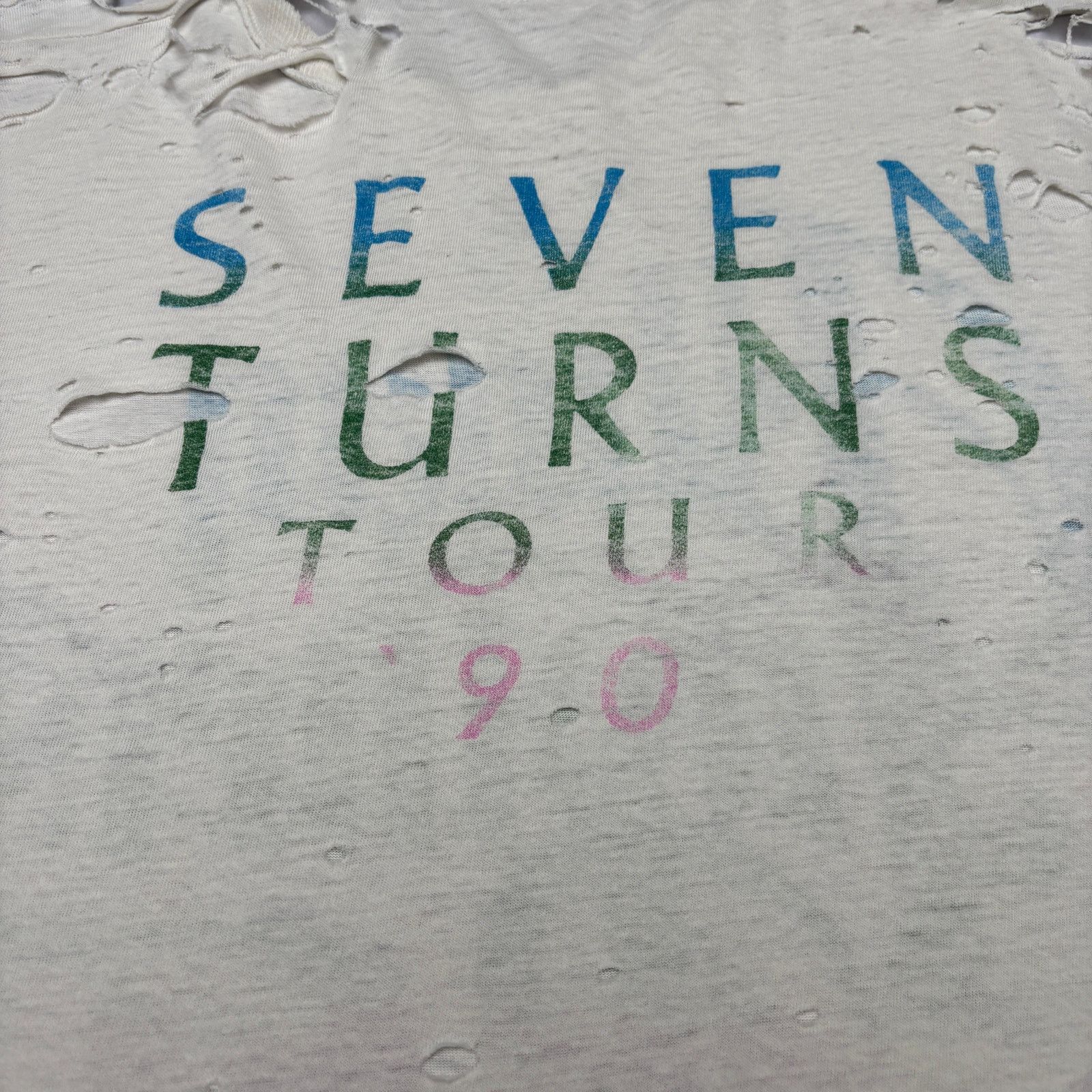 Vintage Vintage 1990 Allman Brothers Seven Turns Tour Shirt 20x27 Size US M / EU 48-50 / 2 - 6 Thumbnail