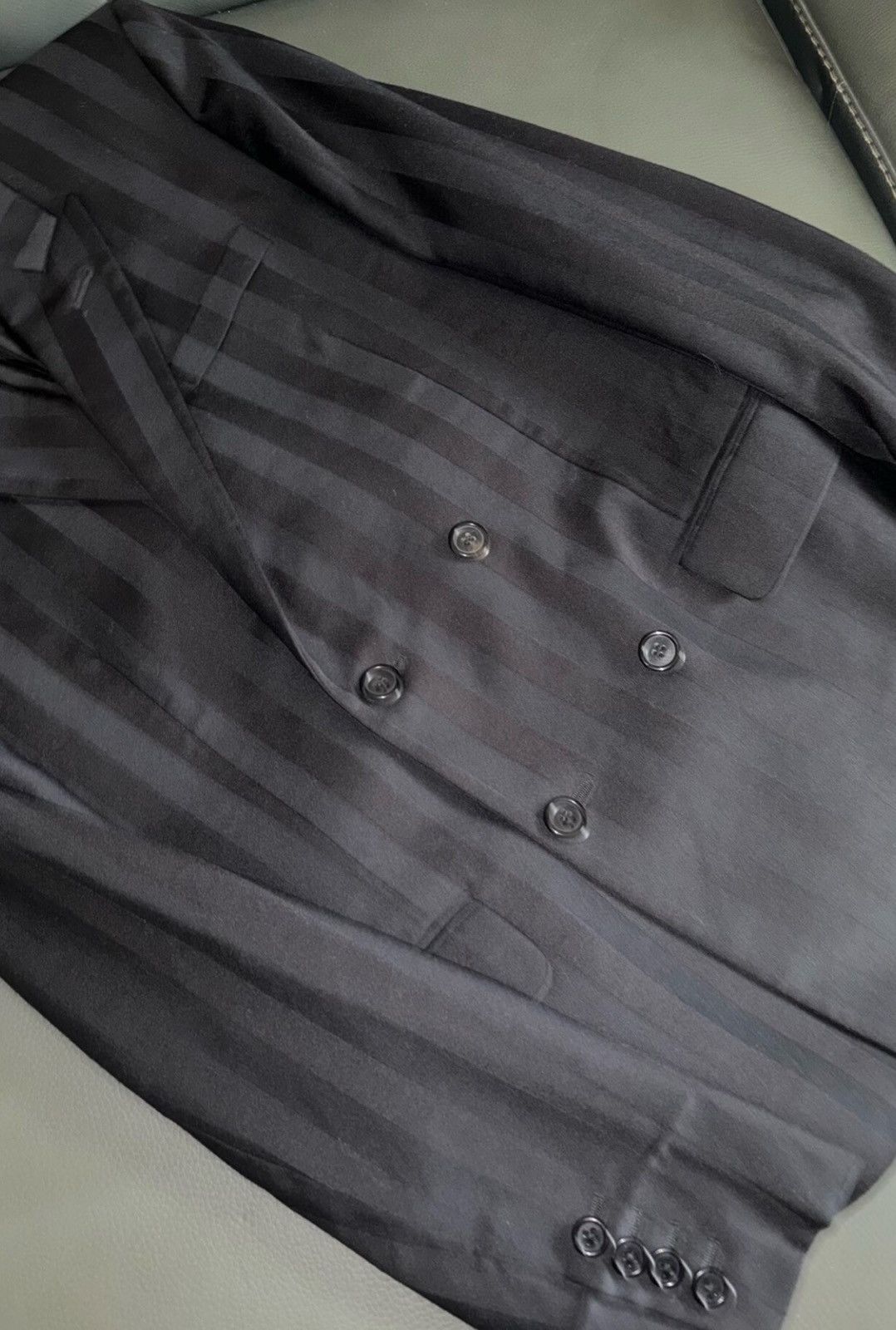Saint Laurent Paris Saint Laurent SLP 2019FW Runway Double-Breasted Suit Size 46S - 2 Thumbnail