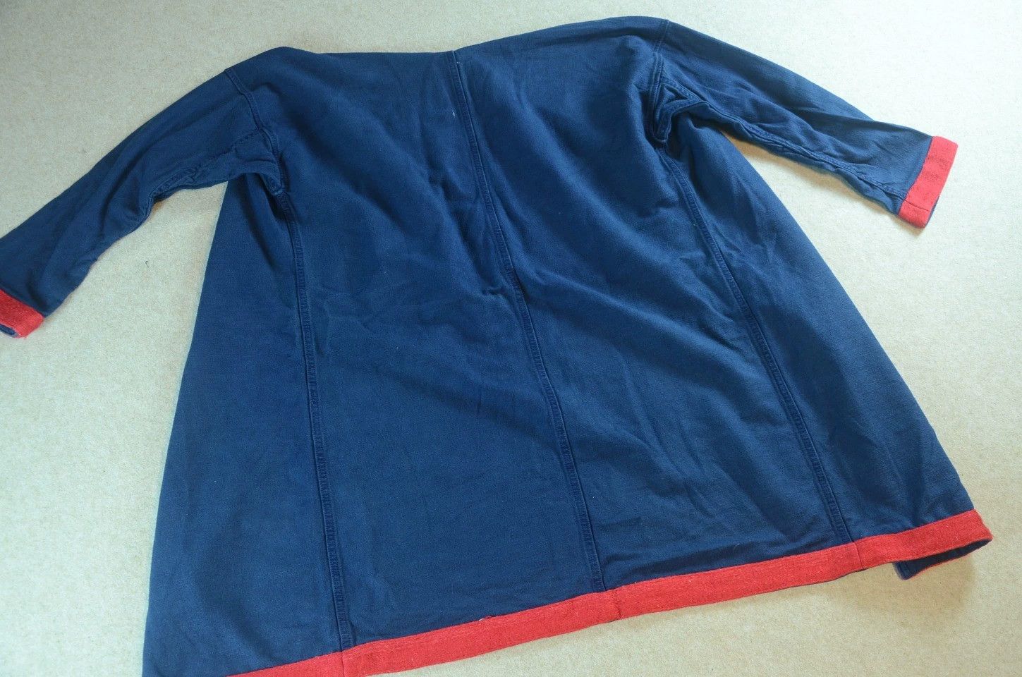 Visvim Visvim Sanjuro Indigo Dyed Denim Haori Robe Size US L / EU 52-54 / 3 - 4 Thumbnail