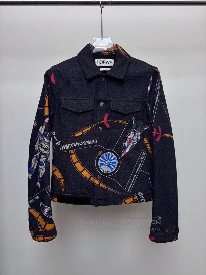 Loewe Loewe Bandai Gundam Limited Edition Denim Jacket Size US M / EU 48-50 / 2 - 1 Thumbnail