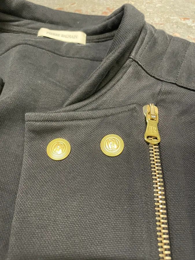 Balmain 2010s Pierre Balmain Dark Horpist Multi Zips Sweater Size US S / EU 44-46 / 1 - 8 Thumbnail
